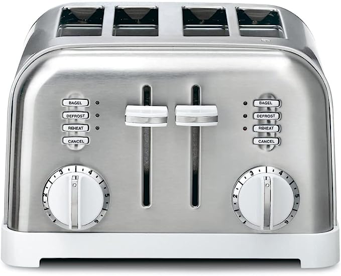 Foto 2 | Tostadora Clásica de Metal de 4 Cortes CPT-180WP1 con Control Personalizado y Cuchillo de Cocina de 15 Piezas