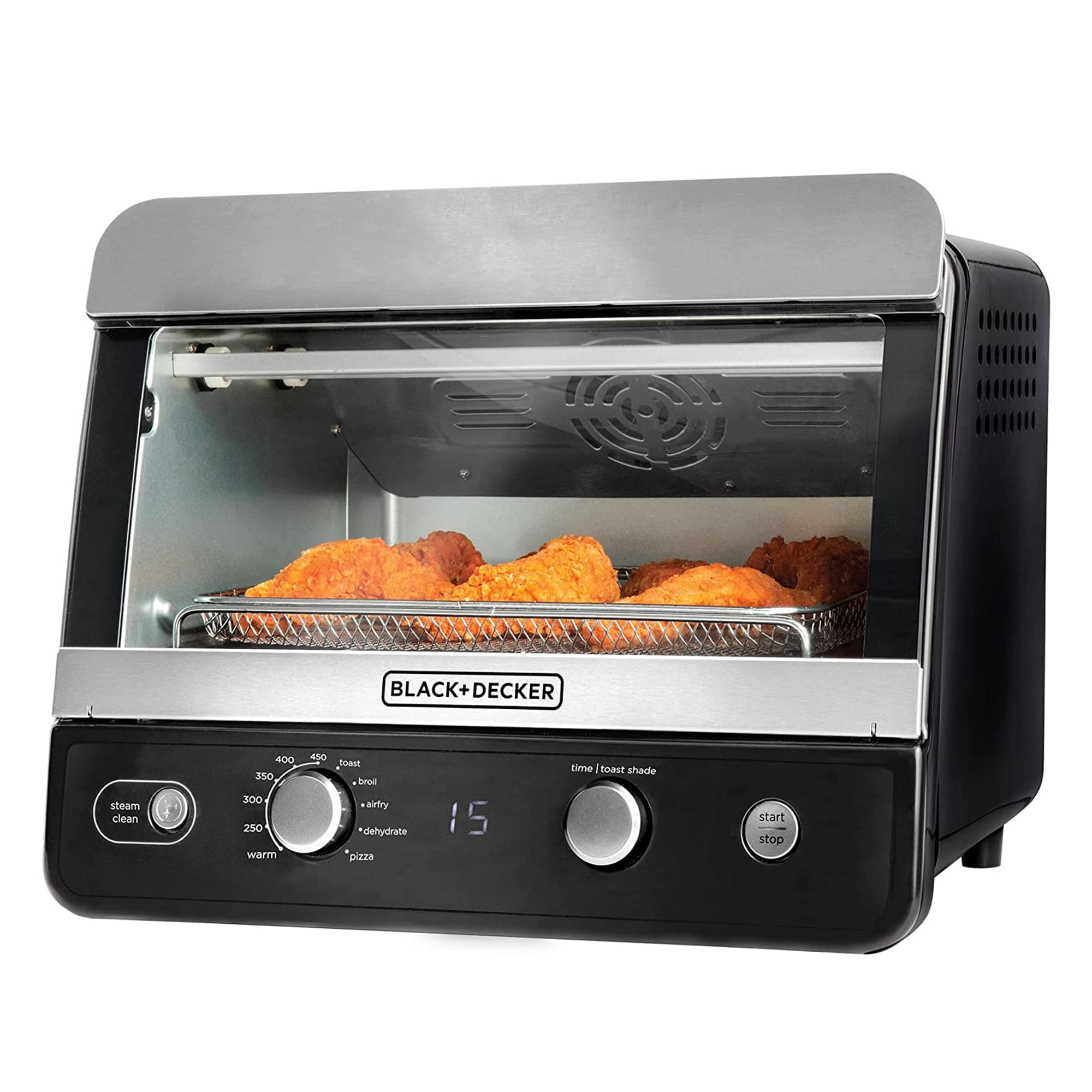Horno Eléctrico Freidora Black+Decker Tod6020b-la 8 Funciones $2,807