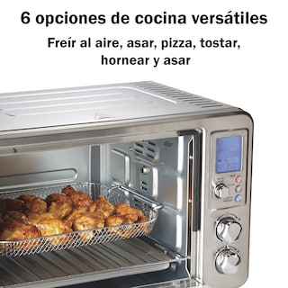 Foto 7 | Horno Digital Con Freidora De Aire Plata Hb 6 Rebanadas
