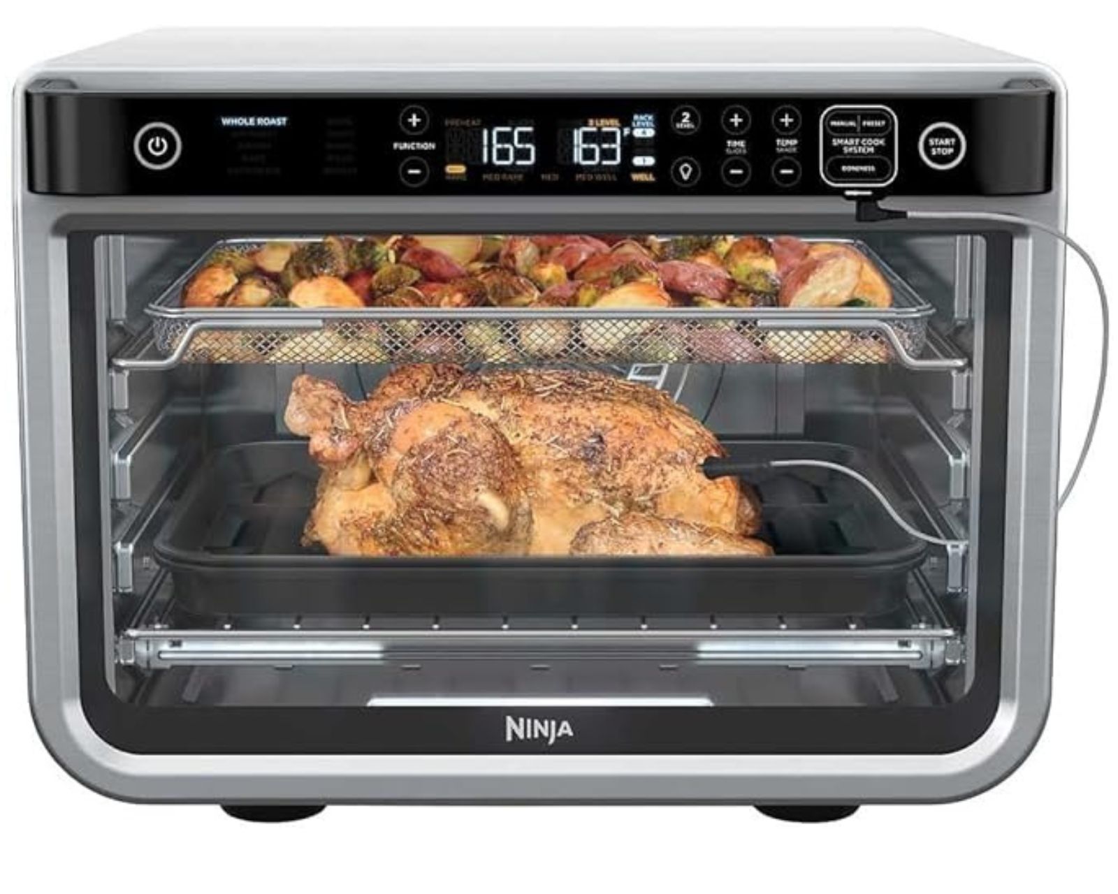 Foto 2 pulgar | Ninja Foodi Dt255co, Horno 10 En 1 Smart Xl Air Fry Oven Plateado Reacondicionado