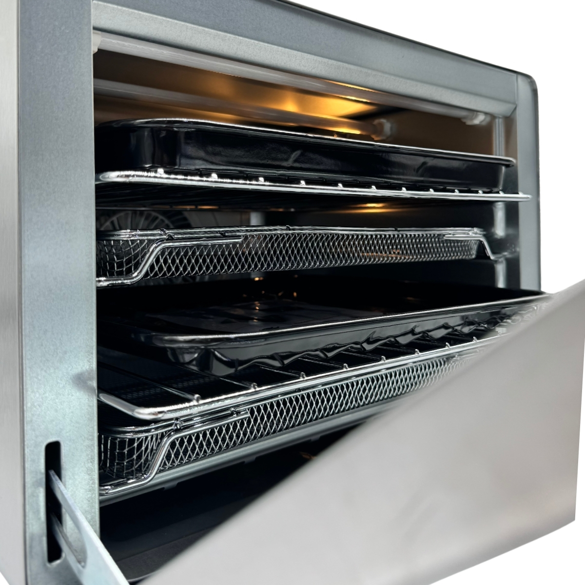 Foto 4 | Ninja Foodi Dt255co, Horno 10 En 1 Smart Xl Air Fry Oven Plateado Reacondicionado