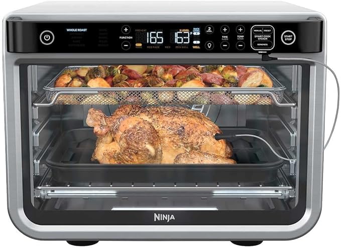 Foto 6 pulgar | Ninja Foodi Dt255co, Horno 10 En 1 Smart Xl Air Fry Oven Plateado Reacondicionado