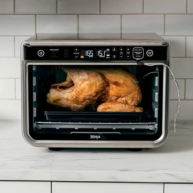 Foto 8 | Ninja Foodi Dt255co, Horno 10 En 1 Smart Xl Air Fry Oven Plateado Reacondicionado