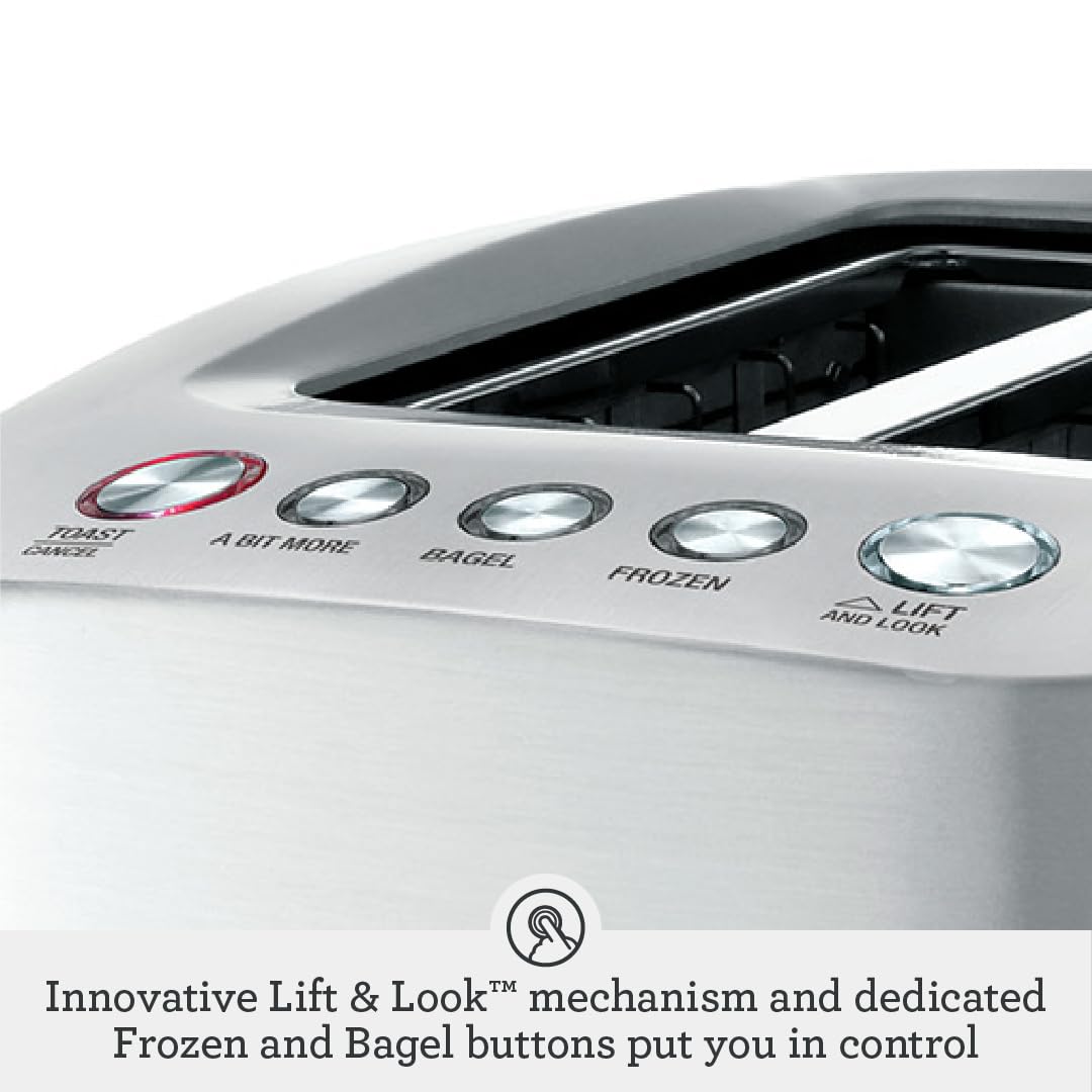 Foto 6 pulgar | Tostadora Breville Die-cast Smart 2 Slice Bta820xl de Acero Inoxidable - Venta Internacional