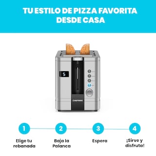 Foto 5 | Chefman - Tostador Digital De 2 Rebanadas