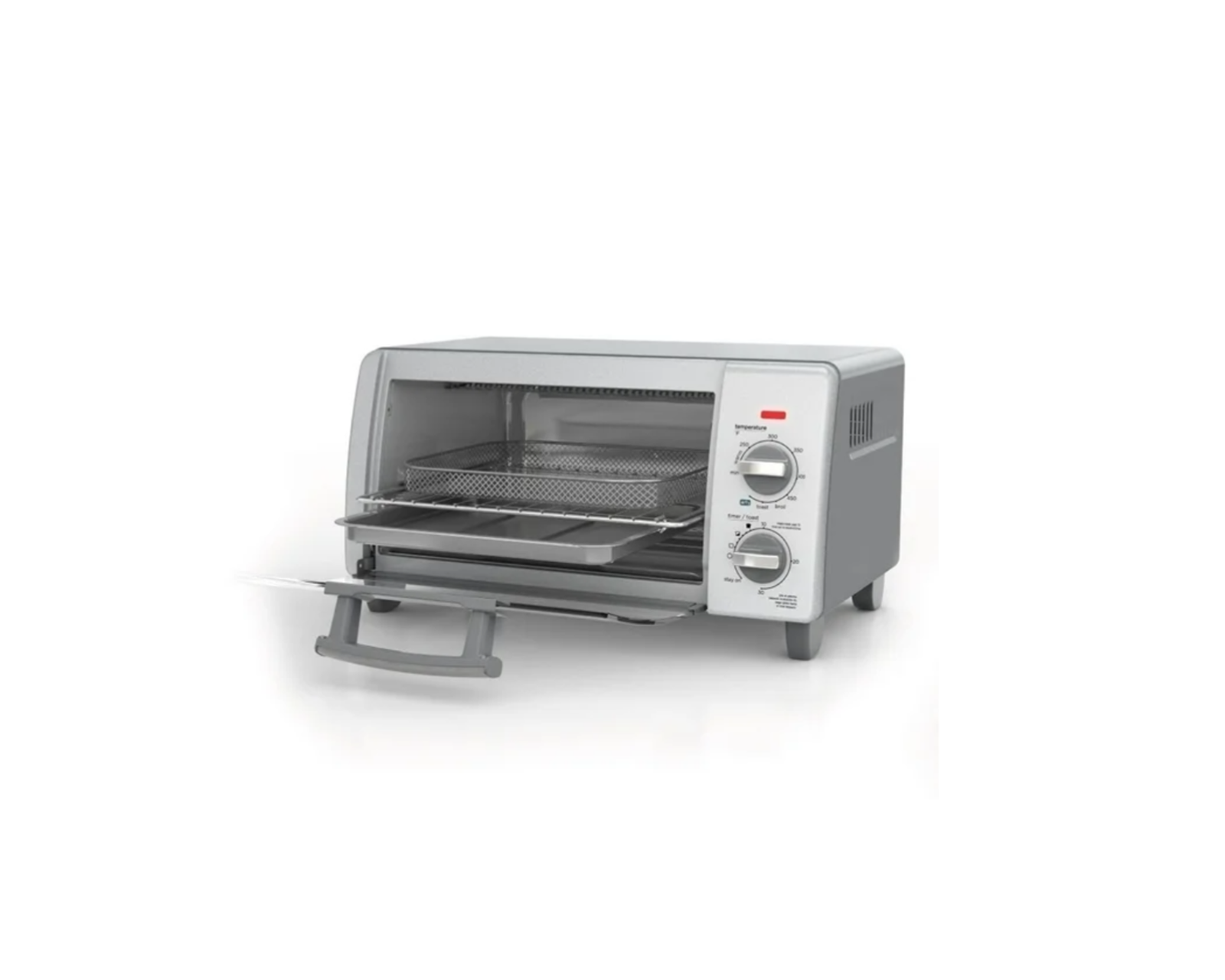 Foto 4 pulgar | Horno Tostador 4 Rebanadas con Freidora de Aire Black&Decker To1785sg-la Plateado