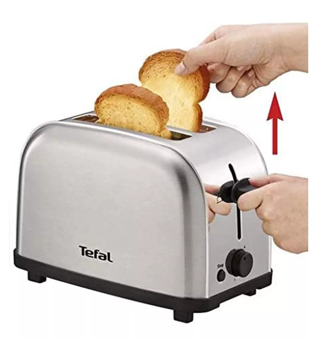 Foto 4 pulgar | Tostador Tefal Gris de Acero Inoxidable 6 Niveles