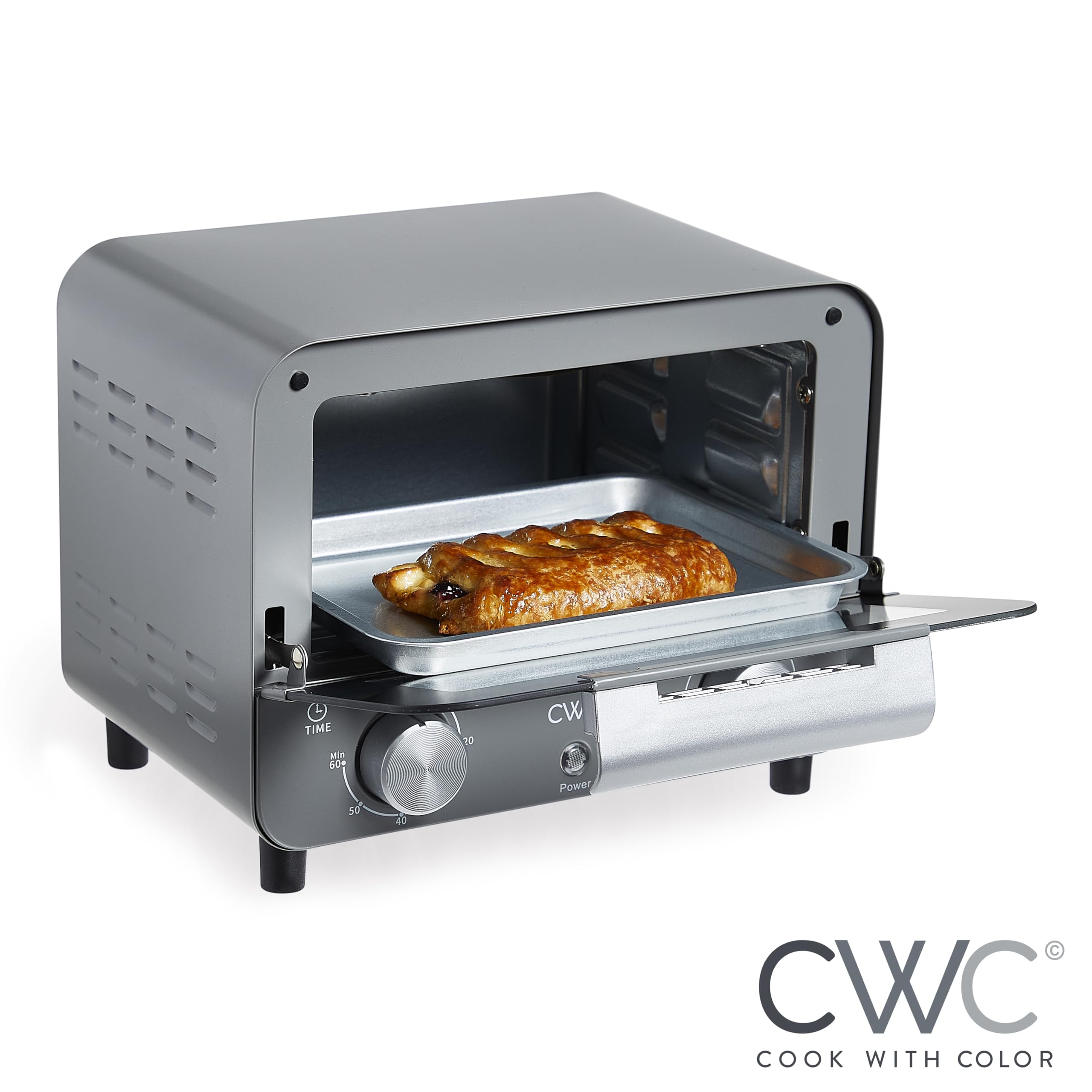 Foto 3 pulgar | Horno Tostador Cook With Color 600 w Potencia 450°f Gris - Venta Internacional