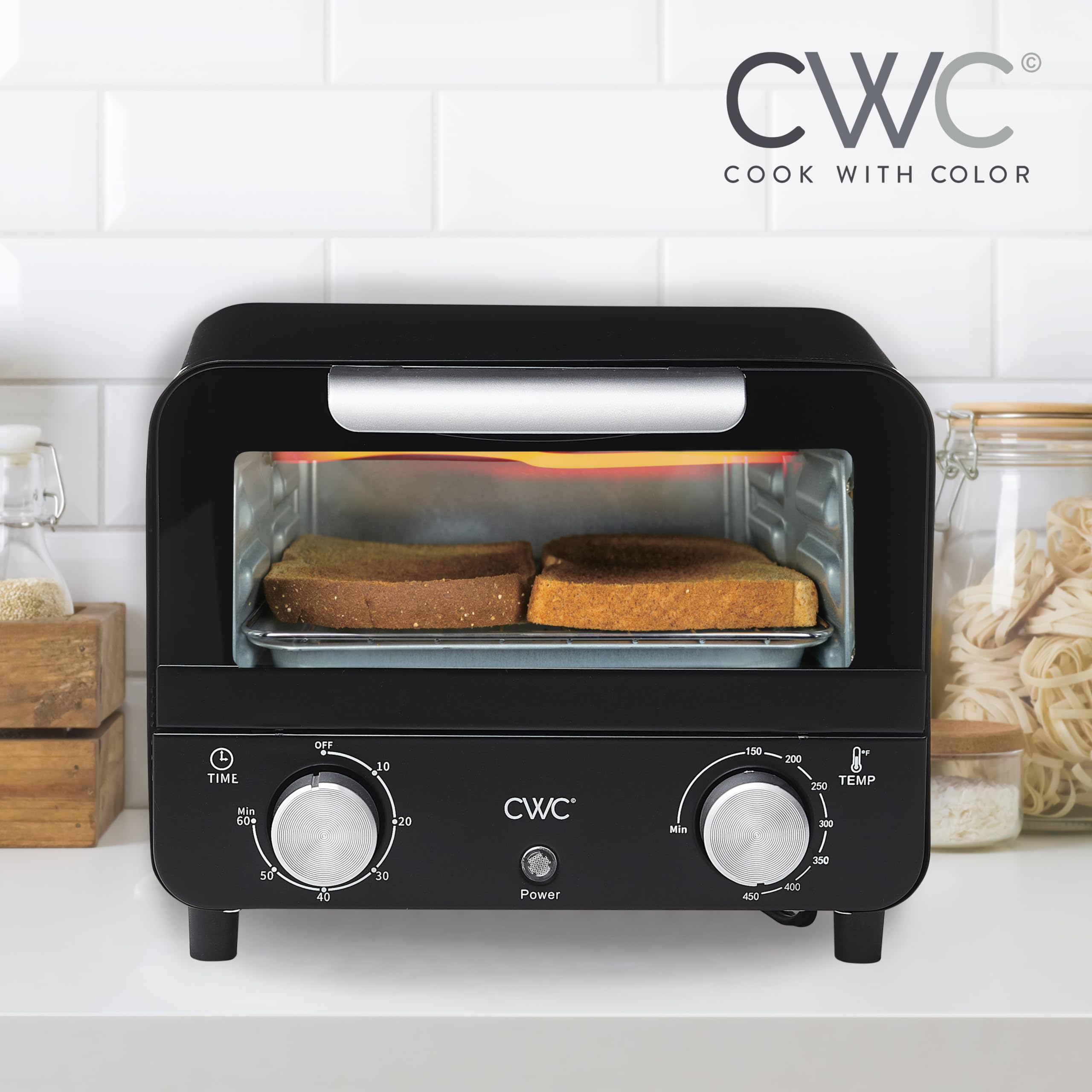 Foto 7 pulgar | Horno Tostador Cook With Color 600 W Potencia 450°f Negro - Venta Internacional