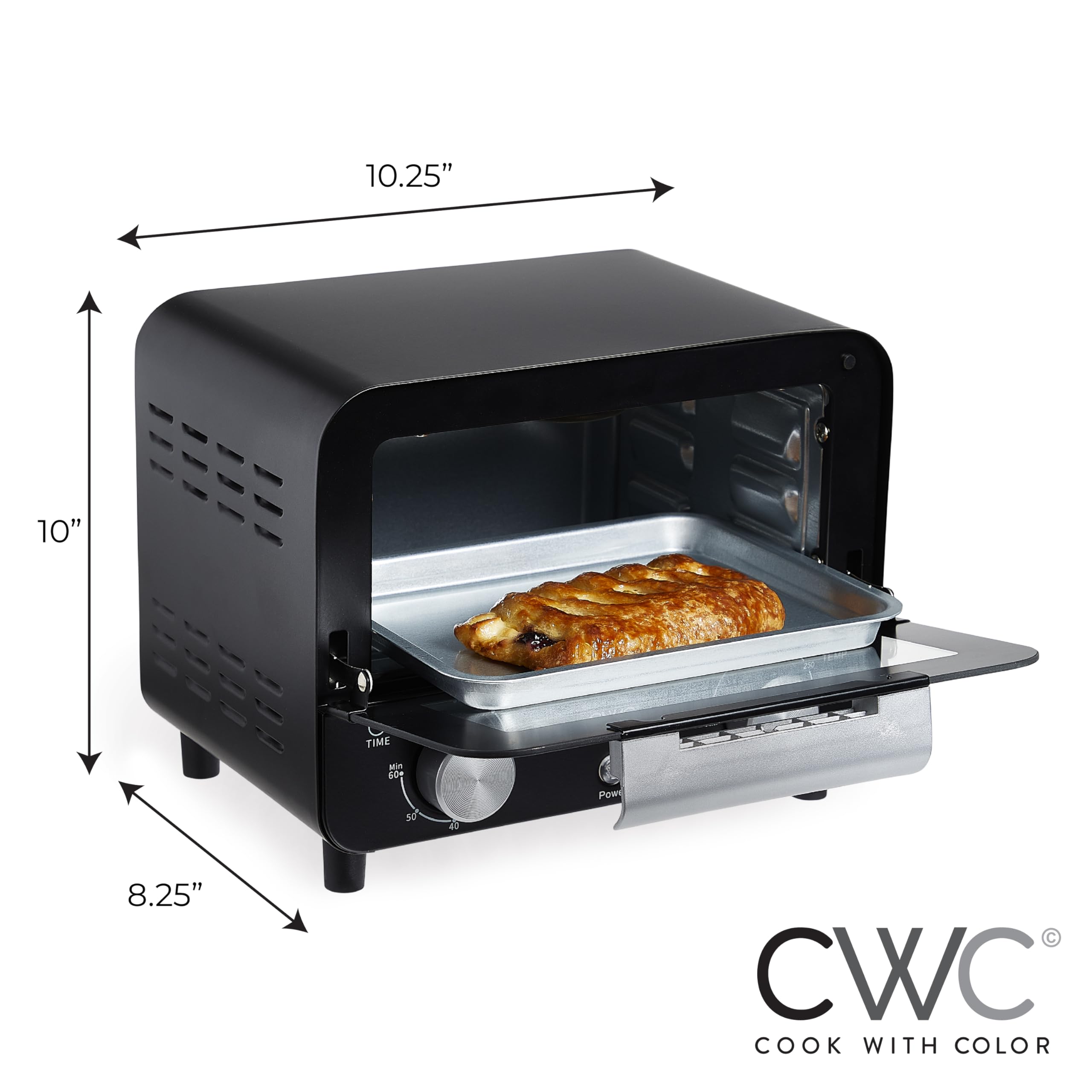 Foto 8 pulgar | Horno Tostador Cook With Color 600 W Potencia 450°f Negro - Venta Internacional