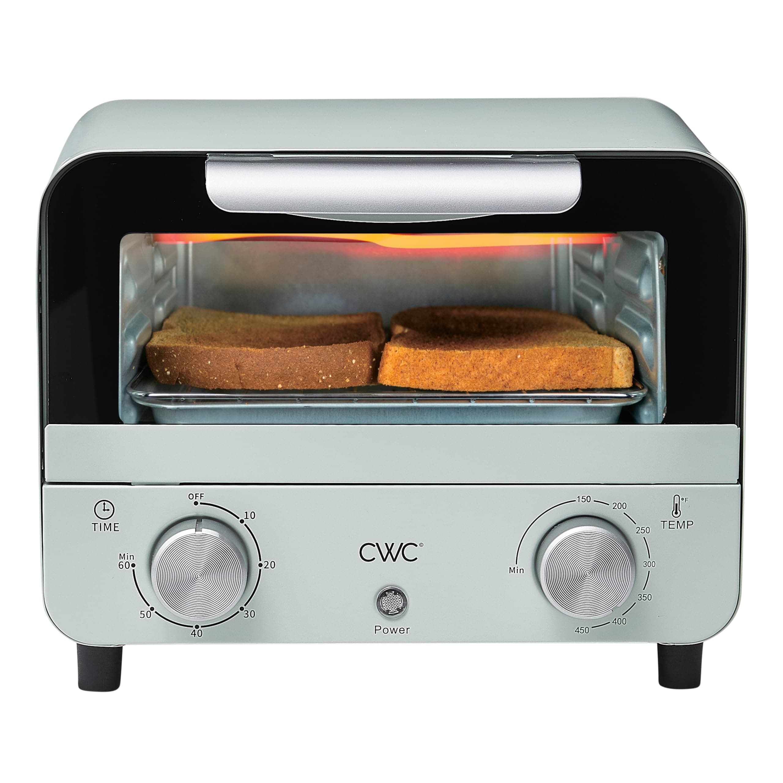 Horno Tostador Cook With Color Mini 600 W de Potencia 450 °f Sage - Venta Internacional $1,278