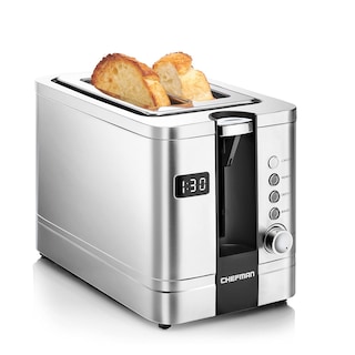 Foto 1 | Tostadora Chefman Digital de Acero Inoxidable 2 Rebanadas - Venta Internacional