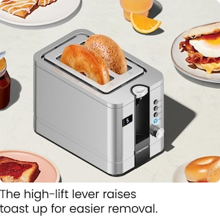Foto 5 | Tostadora Chefman Digital de Acero Inoxidable 2 Rebanadas - Venta Internacional
