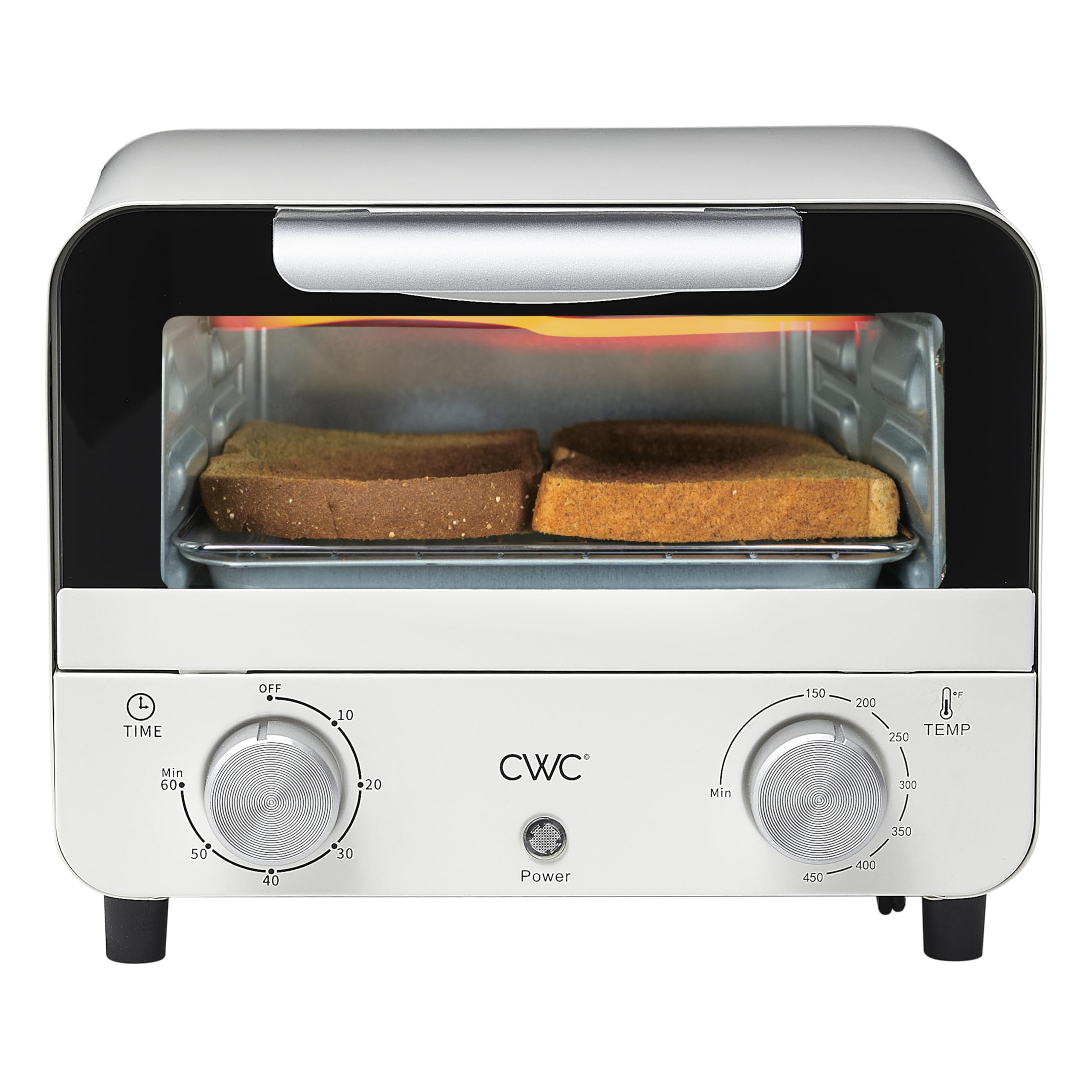 Foto 2 pulgar | Horno Tostador Cook With Color Mini de 600 W de Potencia 450 °f Crema - Venta Internacional