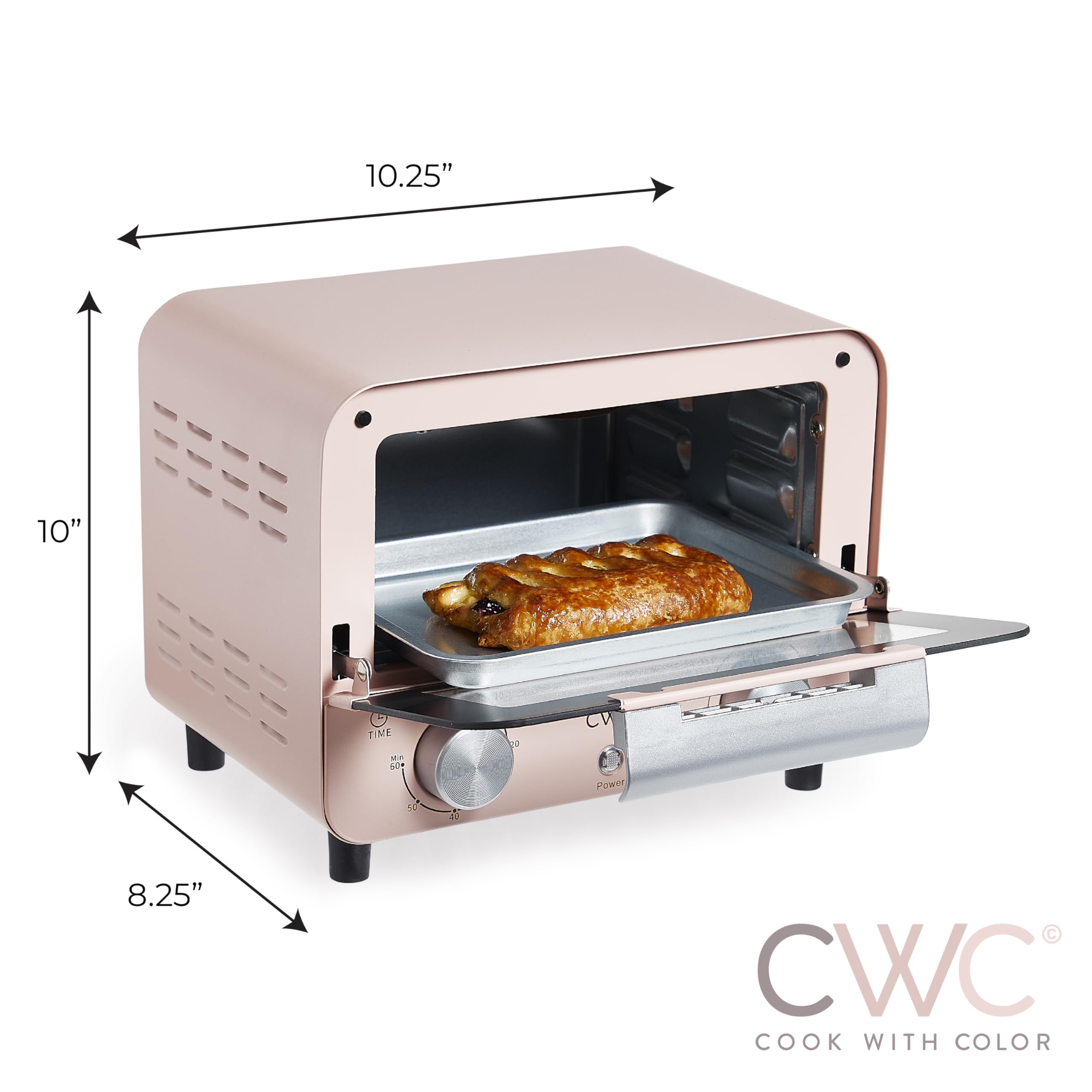 Foto 8 pulgar | Horno Tostador Cook With Color 600 W Potencia 450°f Rosa - Venta Internacional