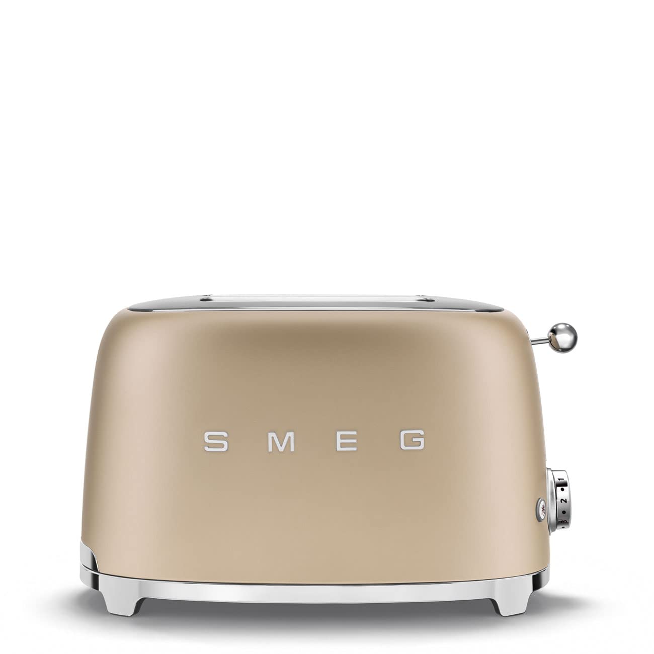 Tostadora Smeg De 2 Rebanadas, Champán Mate - Venta Internacional.