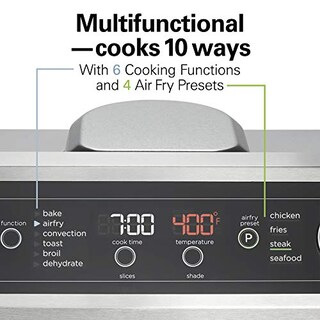 Foto 6 | Horno Tostador de Sobremesa Air Fryer Hamilton Beach 1800w - Venta Internacional