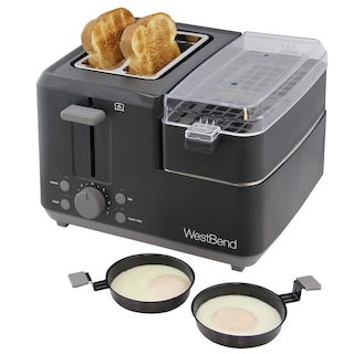 Foto 5 | Tostadora Breakfast Station West Bend 78500 De 2 Rebanadas, Color Negro - Venta Internacional.