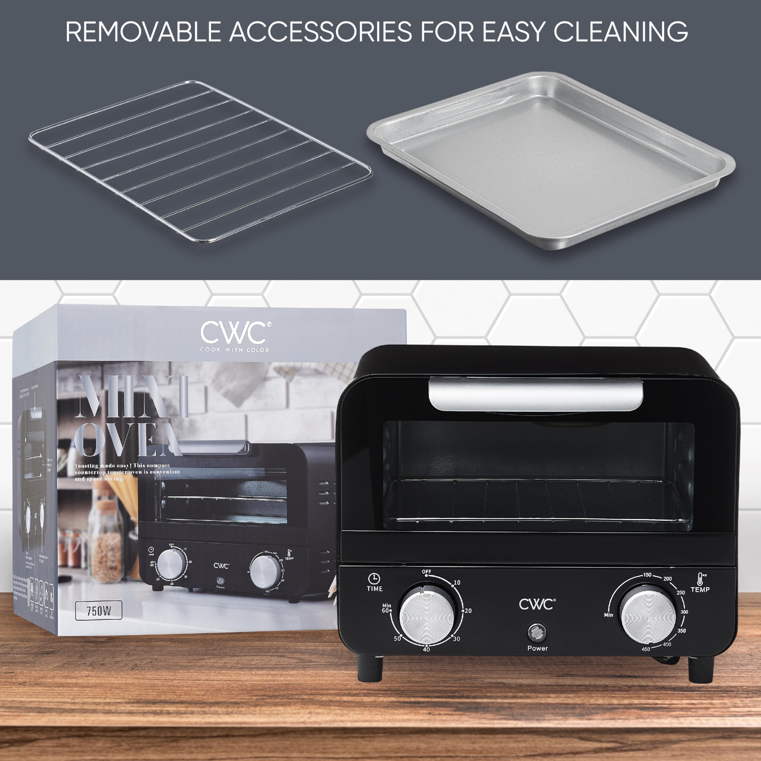 Foto 5 pulgar | Horno Tostador Cook With Color Mini 600 W Azul - Venta Internacional