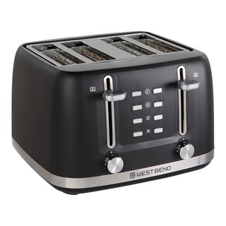 Foto 1 | Tostadora West Bend Con 4 Ranuras Extra Anchas, 1500 W, Color Negro - Venta Internacional.