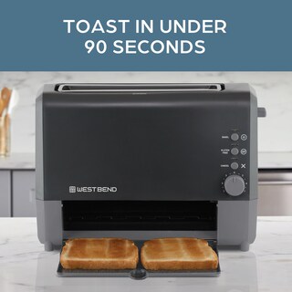 Foto 3 | Tostadora West Bend 77224 Quikserve De 2 Rebanadas Con Configuración De Bagels - Venta Internacional