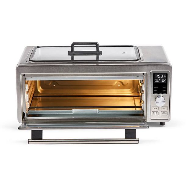 Horno Tostador de Convección 6 en 1 Emeril Lagasse Power Grill Plateado