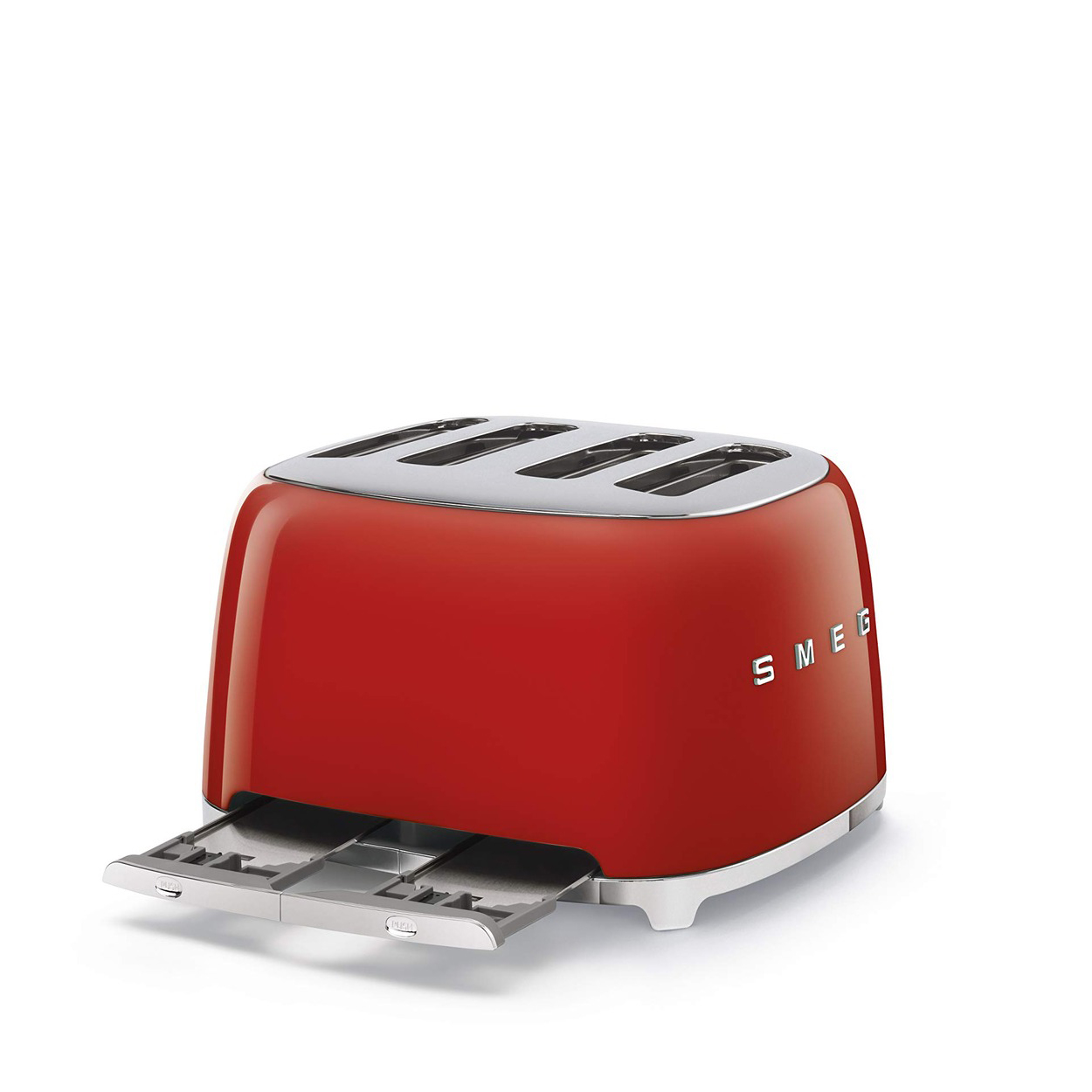 Foto 4 pulgar | Tostador Smeg Tsf03rdus Para Cuatro Rebanadas Rojo