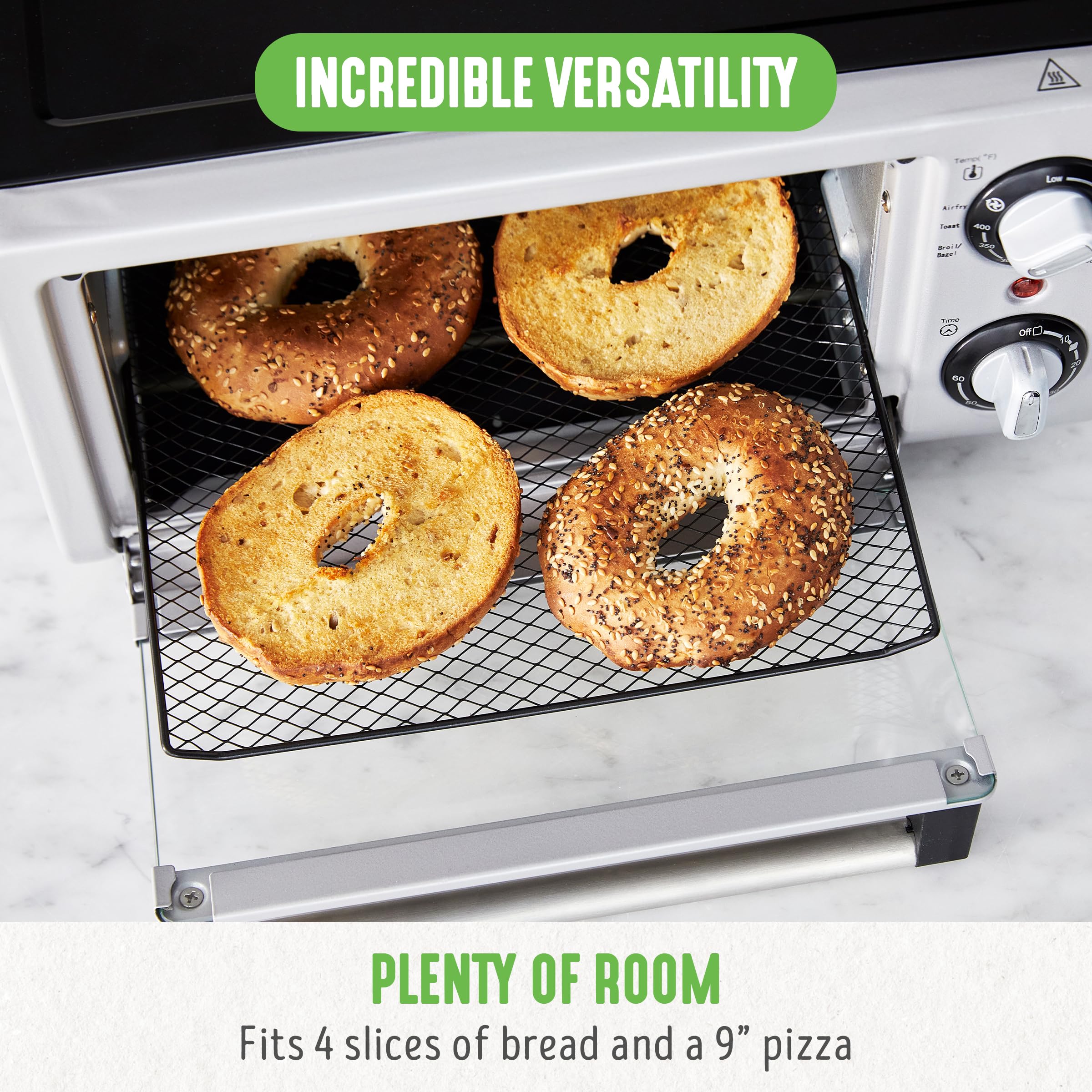 Foto 3 | Horno Tostador Greenlife de Acero Inoxidable-Venta Internacional