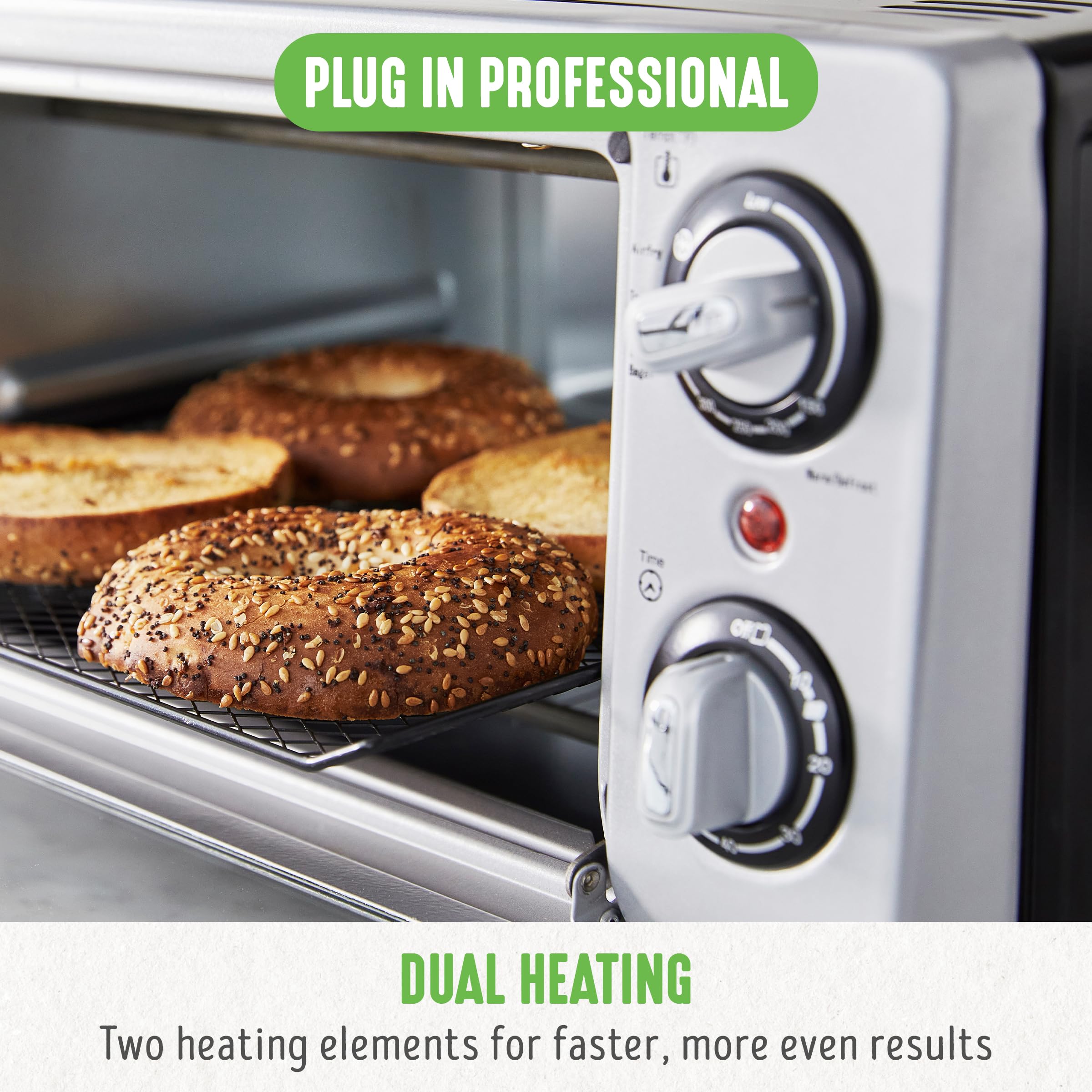 Foto 6 pulgar | Horno Tostador Greenlife de Acero Inoxidable-Venta Internacional