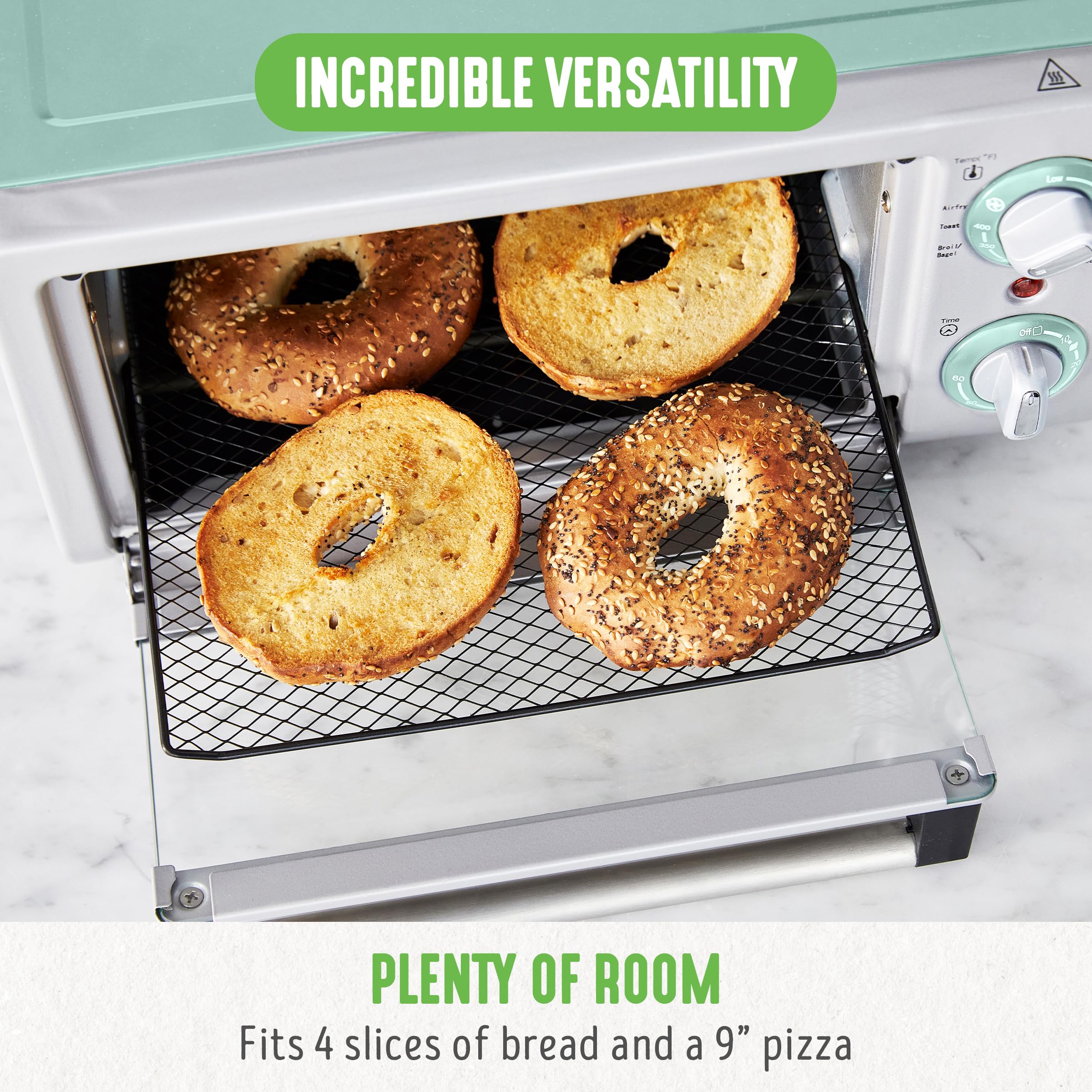 Foto 4 pulgar | Horno Tostador Greenlife de Acero Inoxidable-Venta Internacional