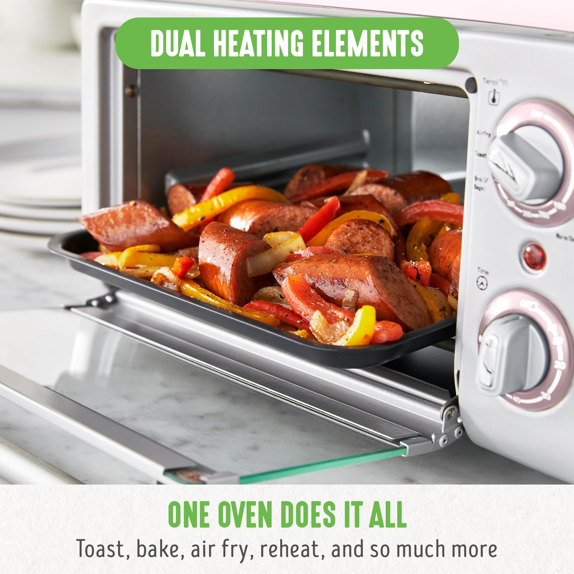 Foto 2 | Horno Tostador Greenlife de Acero Inoxidable-Venta Internacional