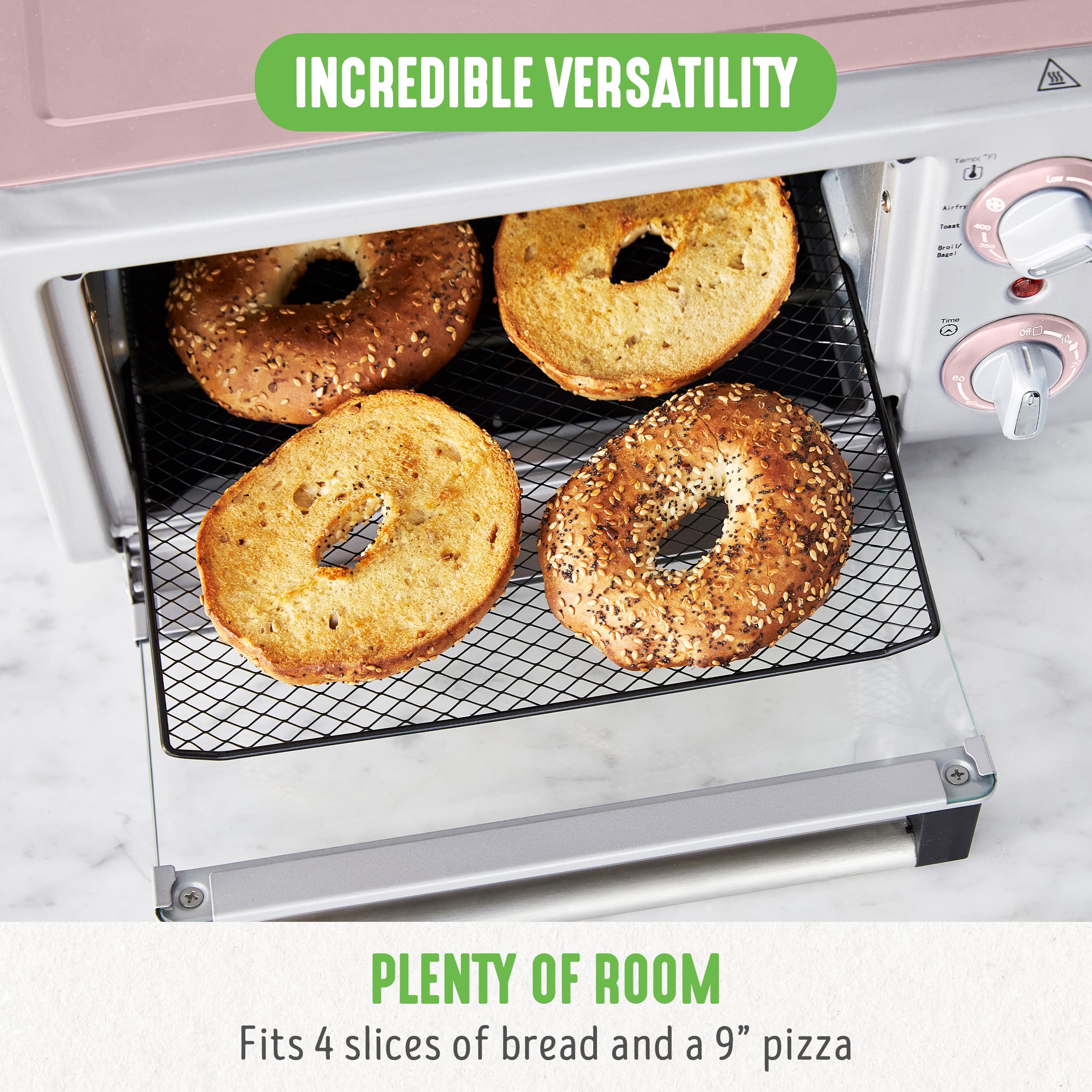 Foto 4 pulgar | Horno Tostador Greenlife de Acero Inoxidable-Venta Internacional
