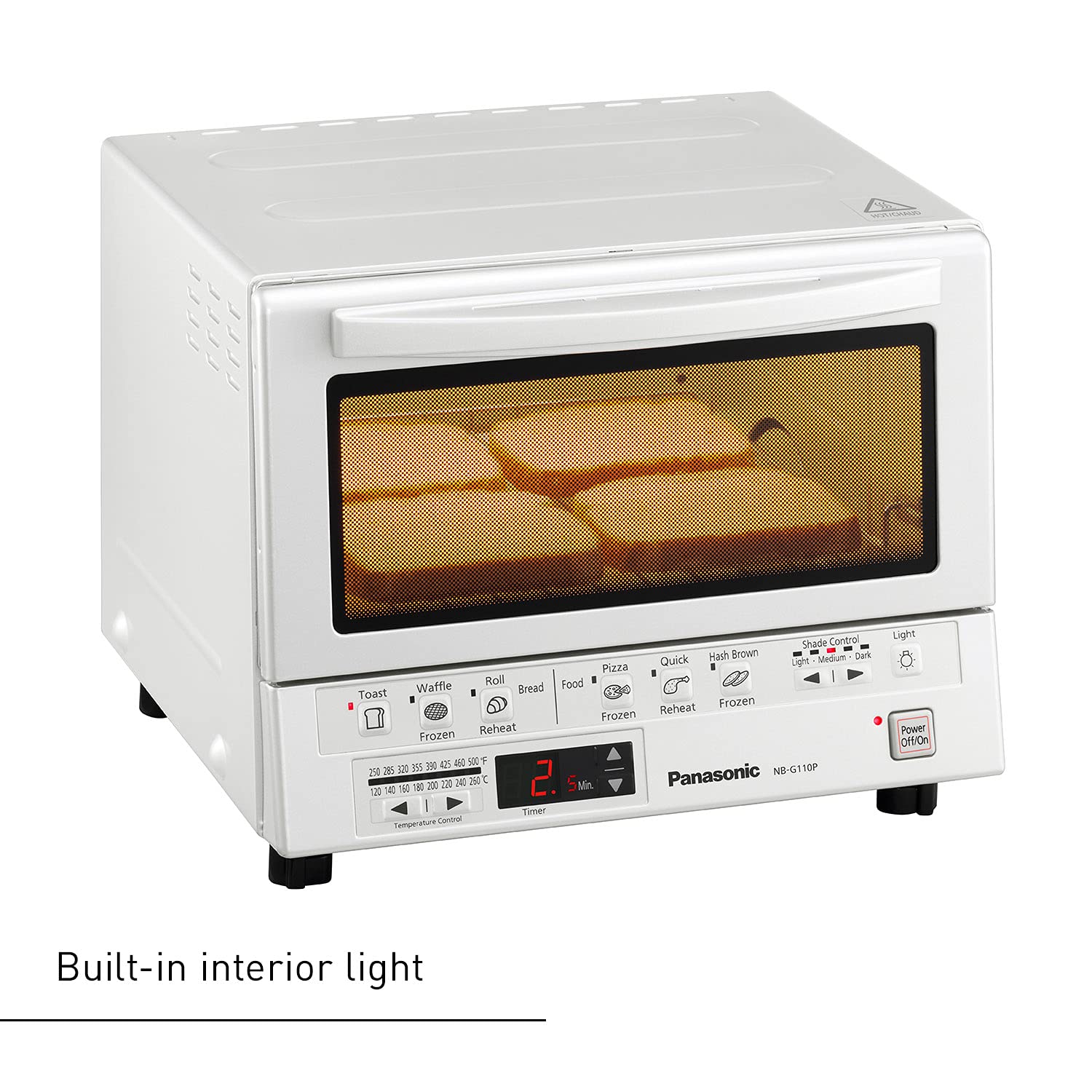 Foto 6 pulgar | Horno Tostador Panasonic Flashxpress 1300 W 4 Rebanadas Blanco - Venta Internacional