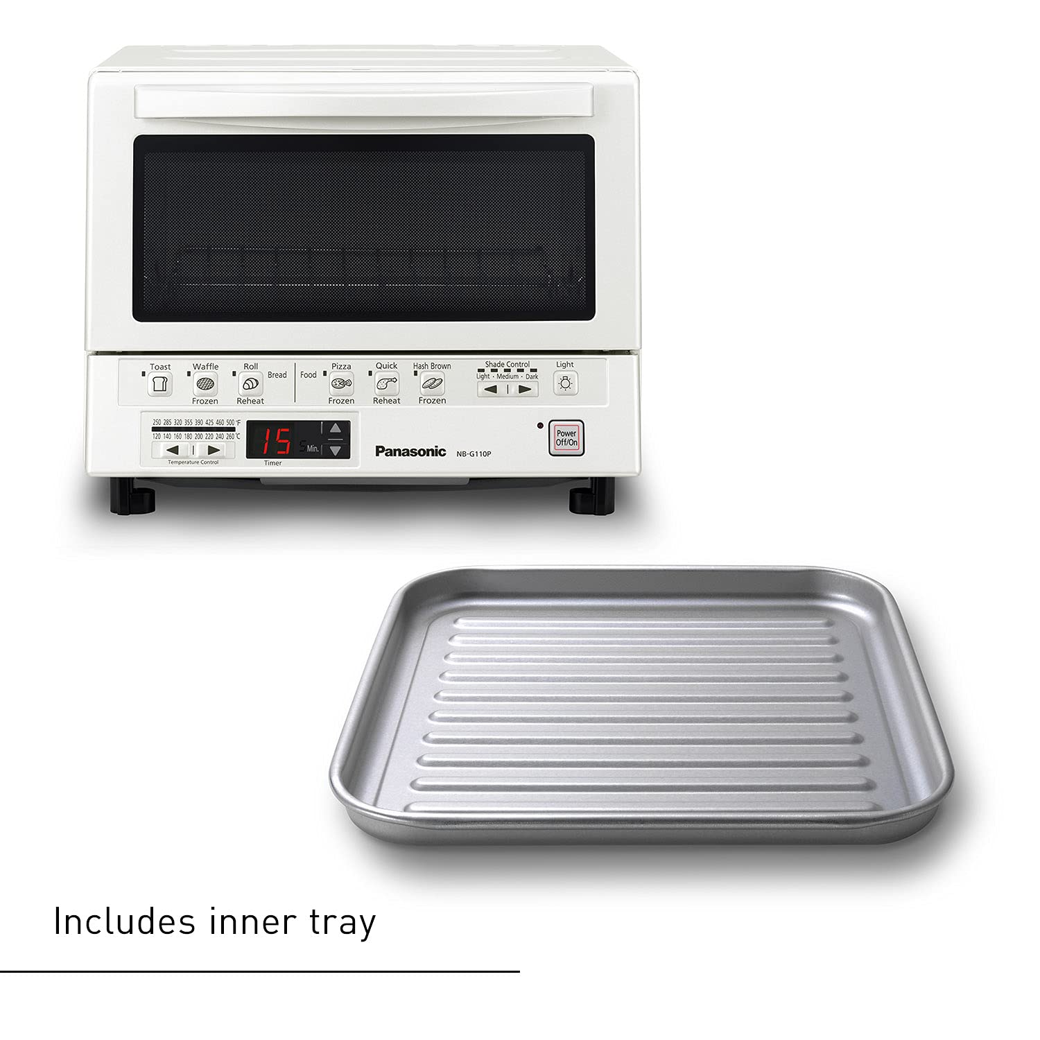 Foto 7 pulgar | Horno Tostador Panasonic Flashxpress 1300 W 4 Rebanadas Blanco - Venta Internacional