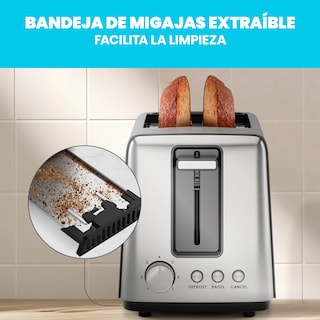 Foto 4 | Chefman - Tostador De 2 Rebanadas: Tostador De Pan Y Tostador De Bagel