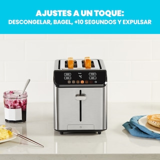 Foto 6 | Chefman - Smart Touch Tostador 2 Rebanadas Digital, 6 Definiciones De Tonalidad.