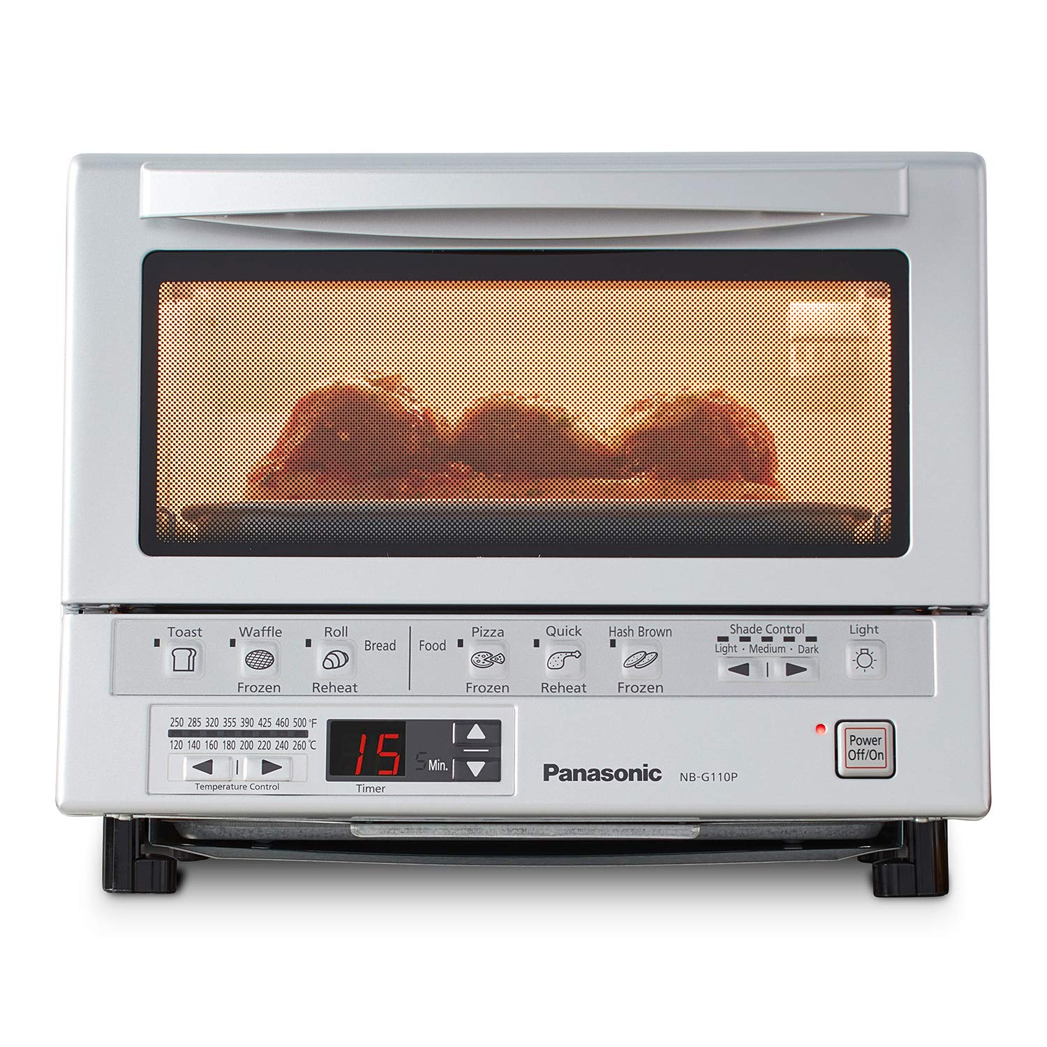 Foto 2 pulgar | Horno Tostador Panasonic Flashxpress 1300w 9 Bandejas Plateado - Venta Internacional