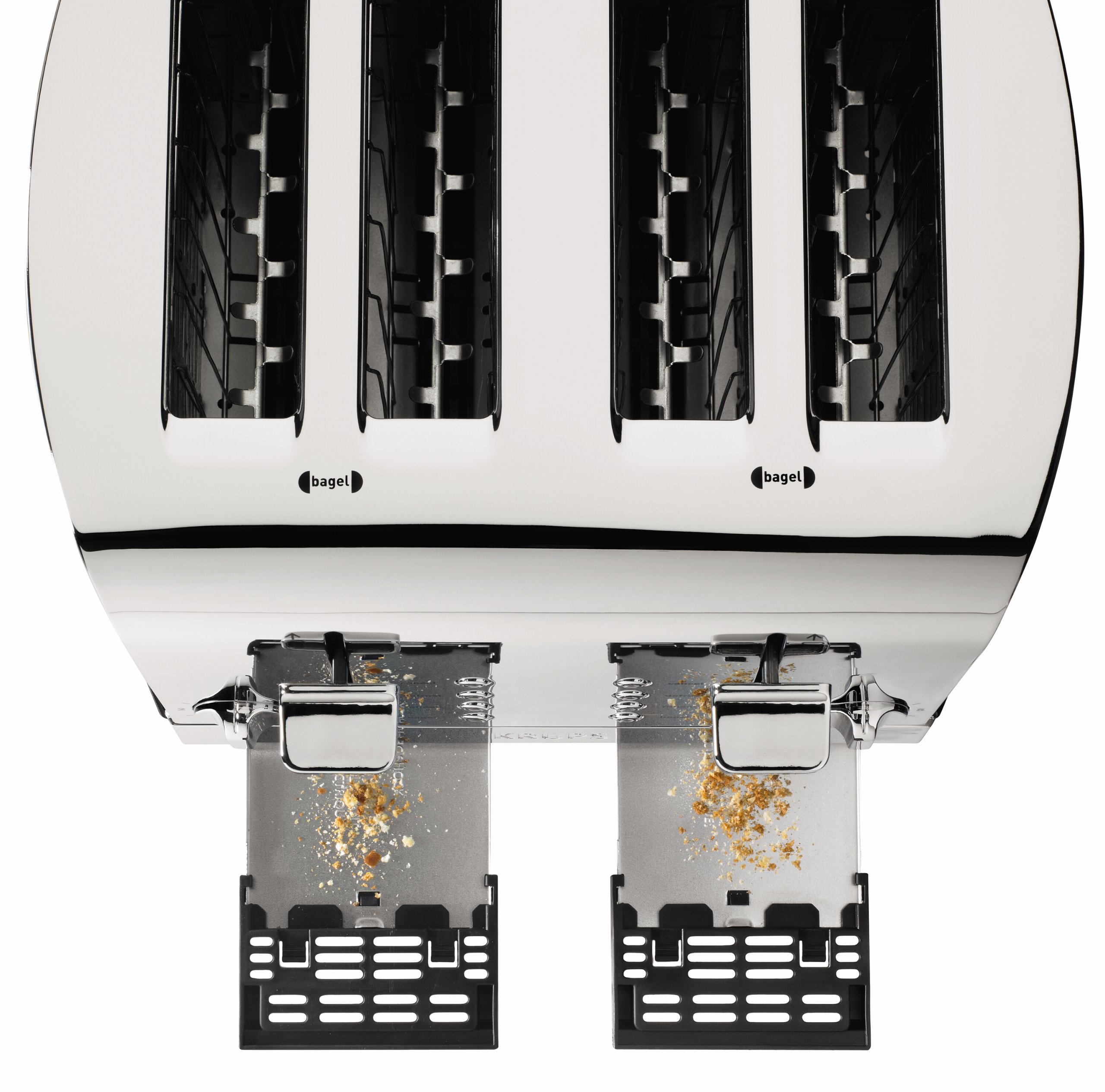 Foto 3 pulgar | Set De Desayuno Toaster Krups De Acero Inoxidable, 4 Rebanadas, 1500 W - Venta Internacional.