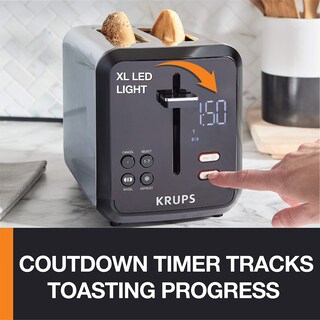 Foto 4 | Tostadora Krups Kh320d50 My Memory Digital De Acero Inoxidable - Venta Internacional.