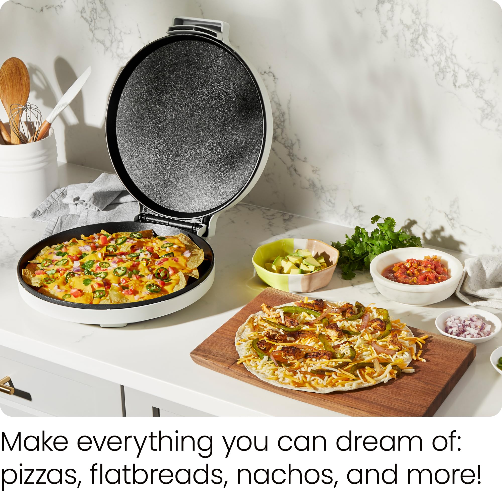 Foto 3 pulgar | Máquina Eléctrica Para Hacer Pizza Chefman Everything Maker 1440w - Venta Internacional.
