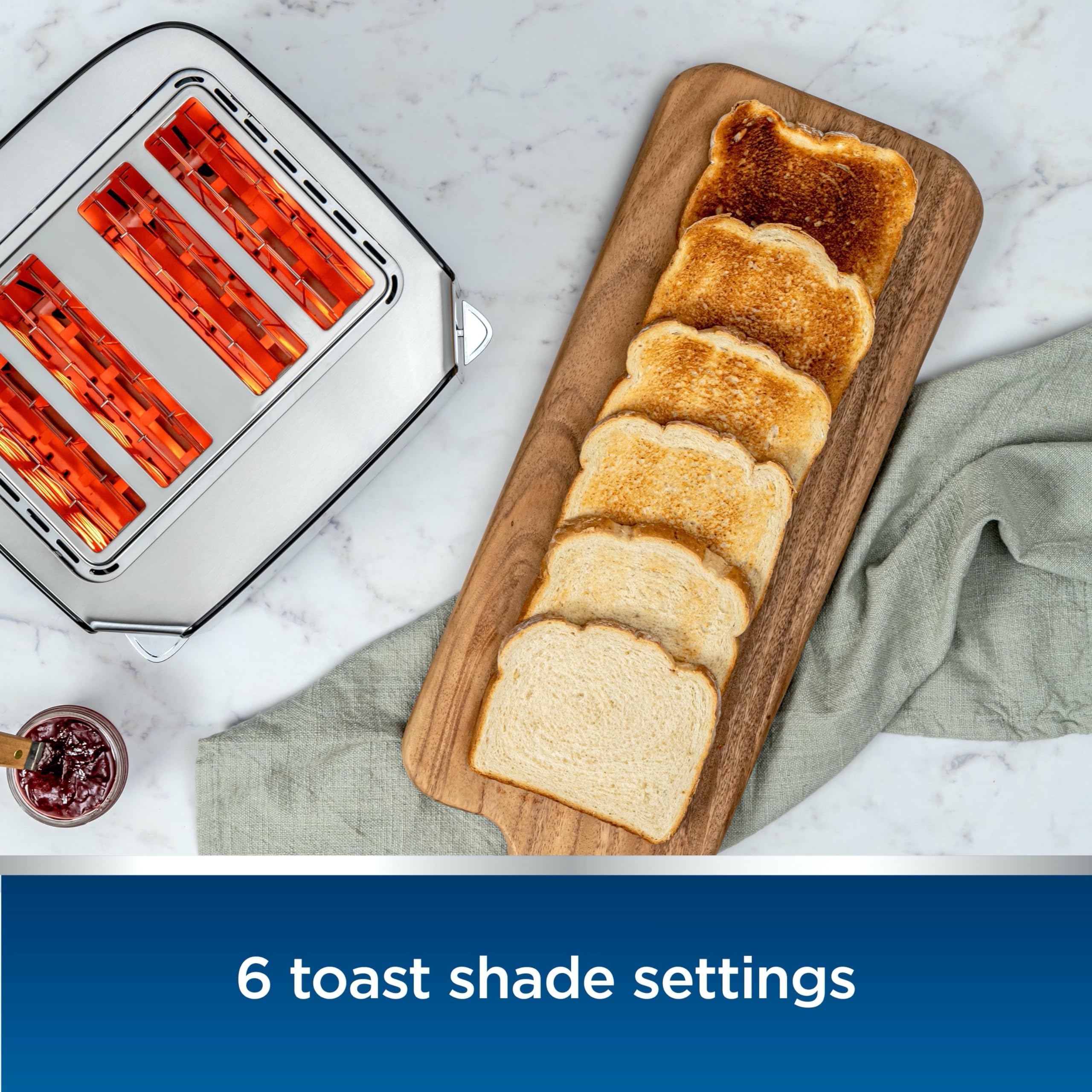 Foto 4 | Toaster Oster, Pantalla Táctil De 4 Cortes, Acero Inoxidable - Venta Internacional.