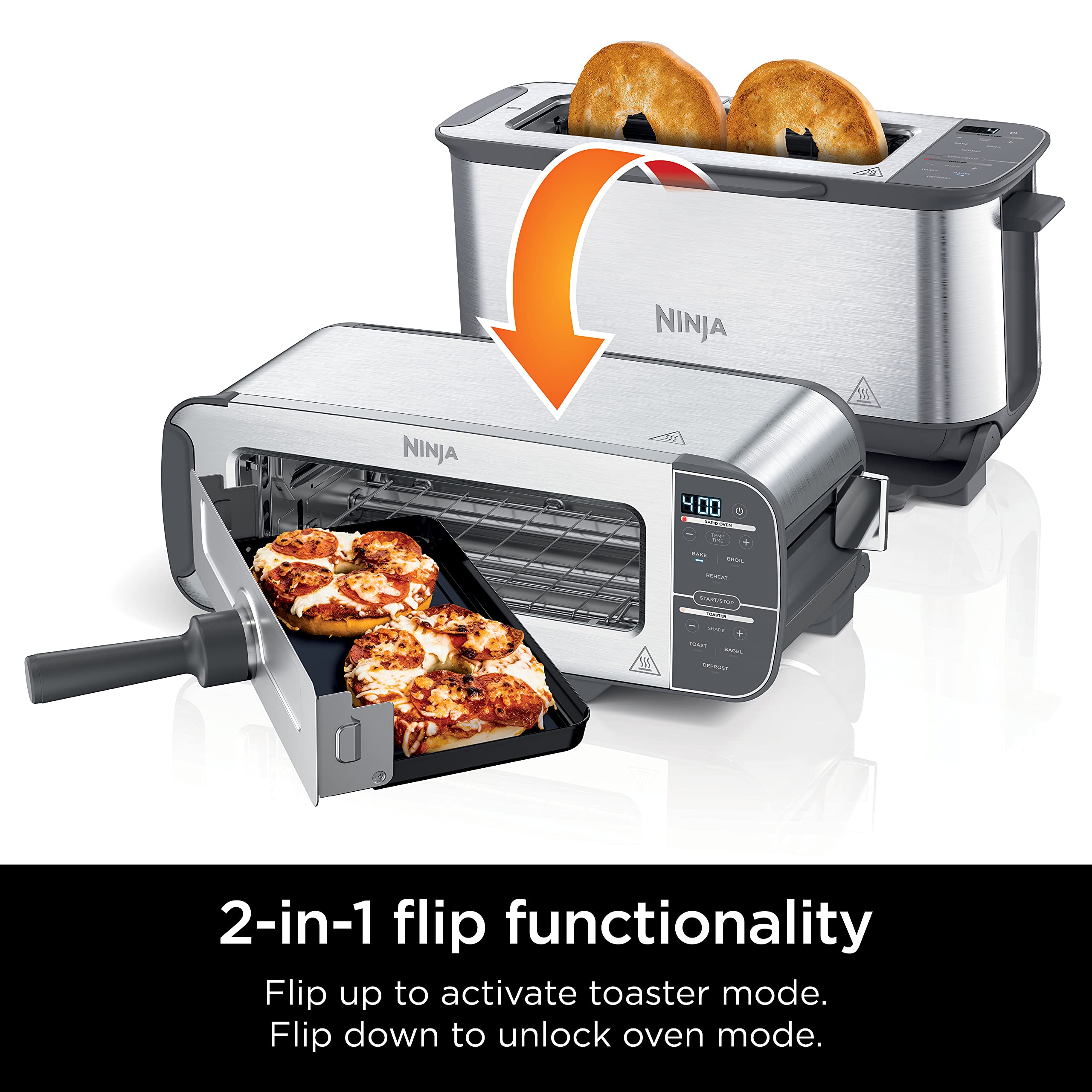 Foto 3 pulgar | Tostadora Plegable 2 En 1 Ninja St101 Foodi 2 Rebanadas 1500 W - Venta Internacional.