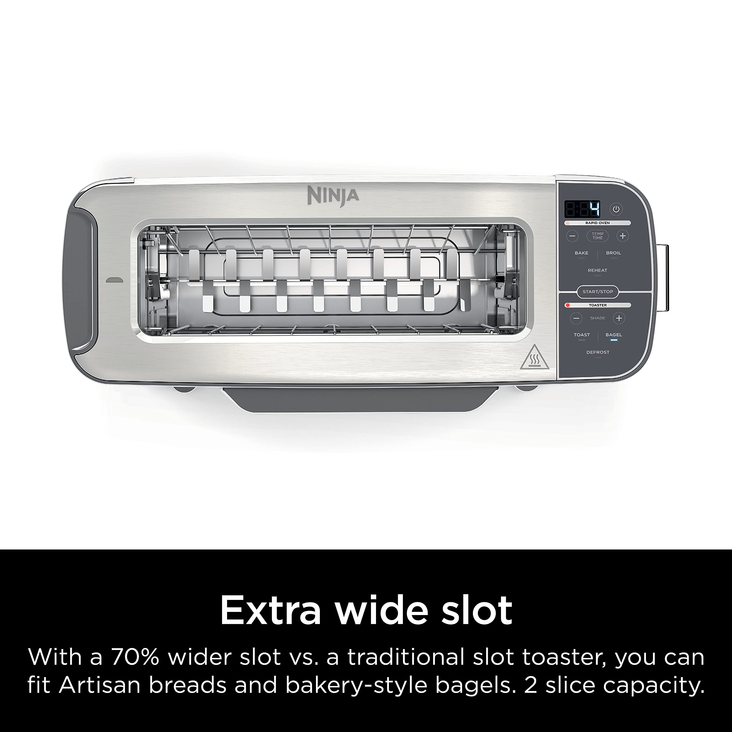Foto 7 pulgar | Tostadora Plegable 2 En 1 Ninja St101 Foodi 2 Rebanadas 1500 W - Venta Internacional.