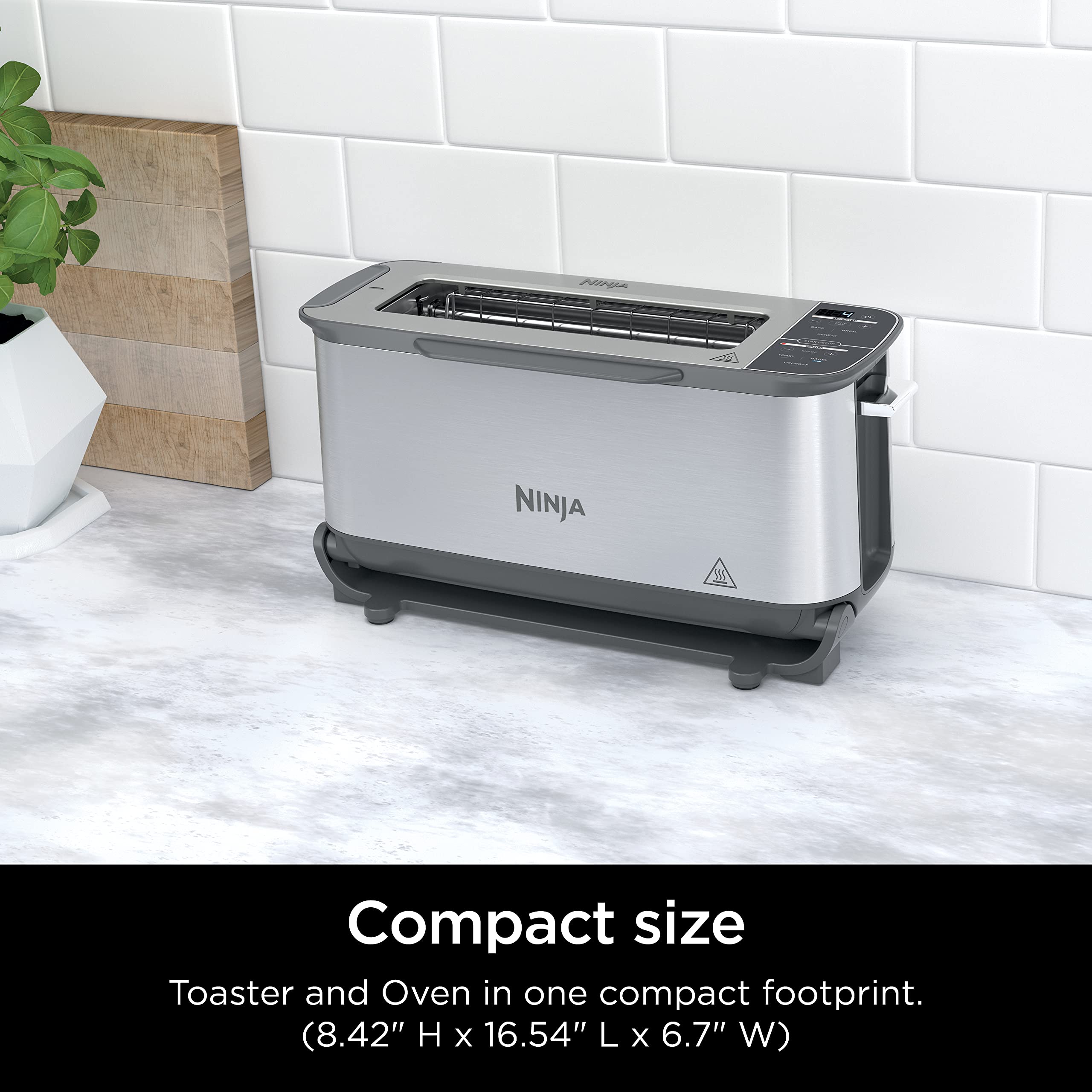Foto 8 pulgar | Tostadora Plegable 2 En 1 Ninja St101 Foodi 2 Rebanadas 1500 W - Venta Internacional.