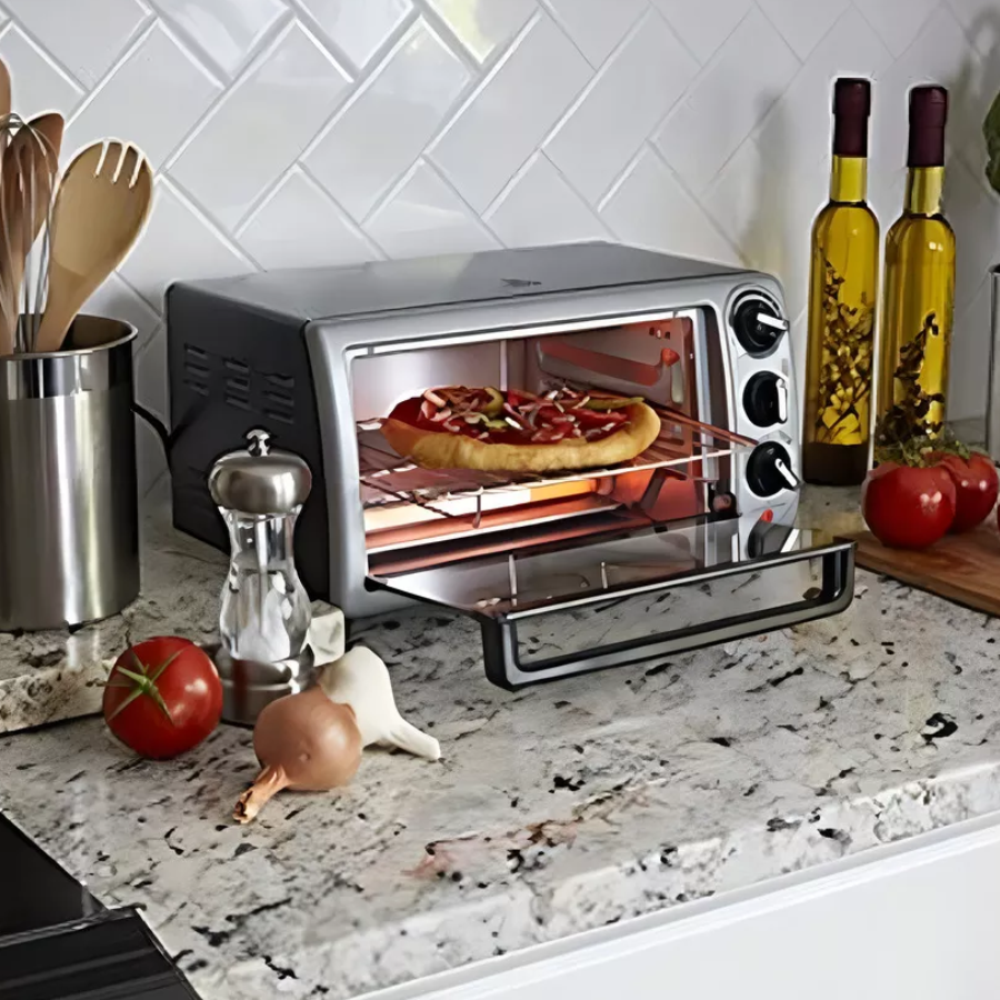 Foto 3 pulgar | Horno De Mesa Eléctrico Proctor Silex 31122 12l 120v Color Plateado