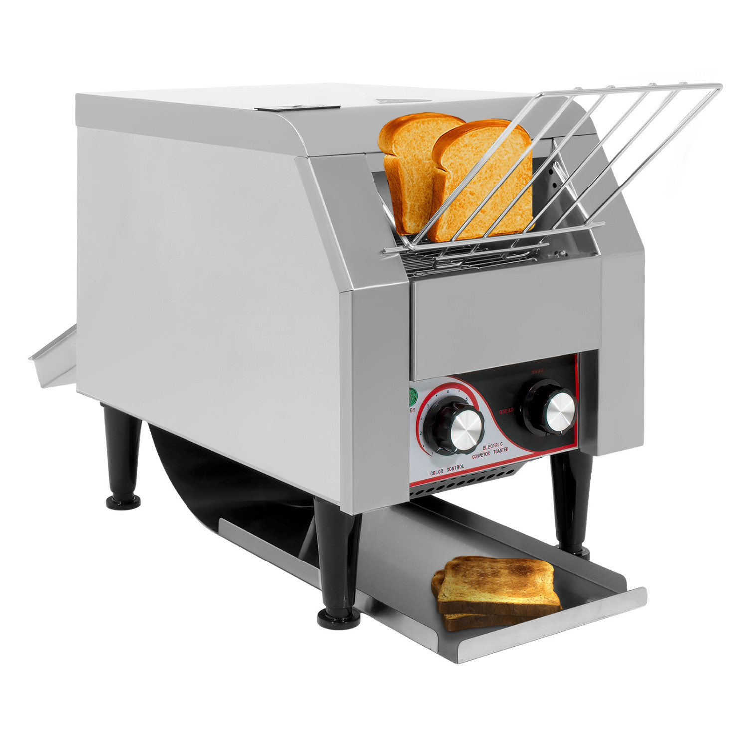 Tostadora Pan Electrica Industrial 150 Rebanadas 7 Vel Acero Gutstark Home