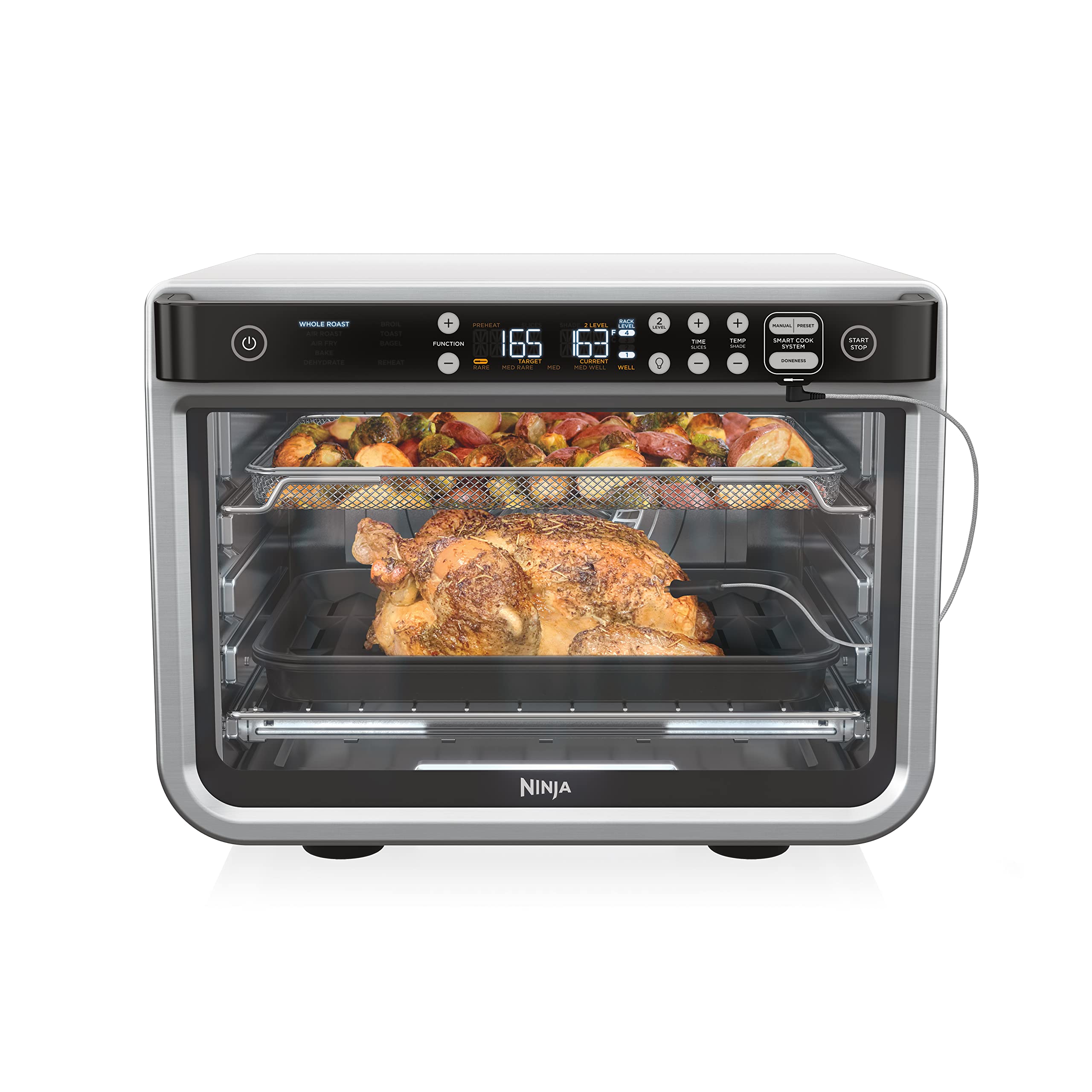Foto 2 pulgar | Horno Air Fry Ninja Dt251 Foodi 10 En 1 Smart Xl Plateado - Venta Internacional.