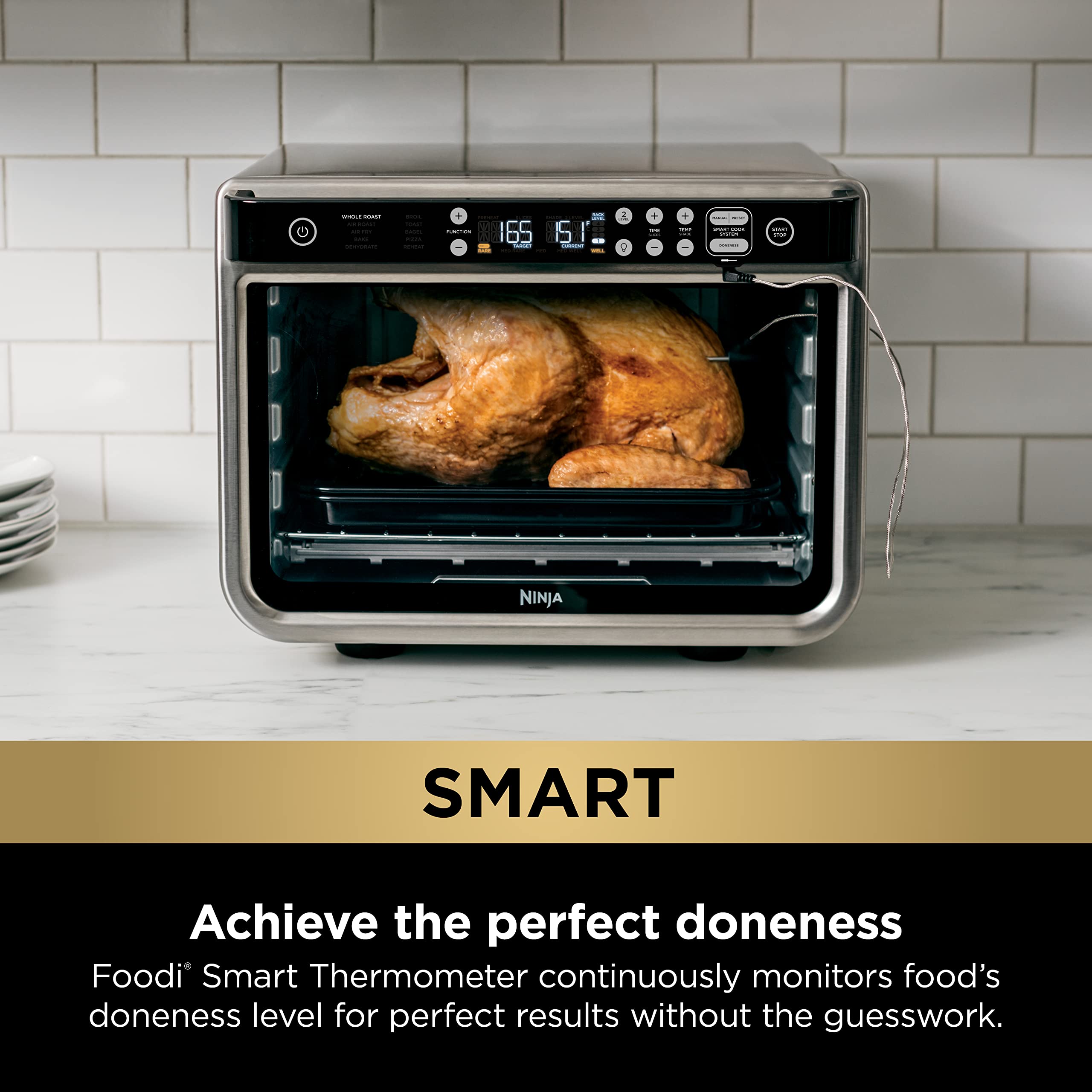 Foto 3 pulgar | Horno Air Fry Ninja Dt251 Foodi 10 En 1 Smart Xl Plateado - Venta Internacional.