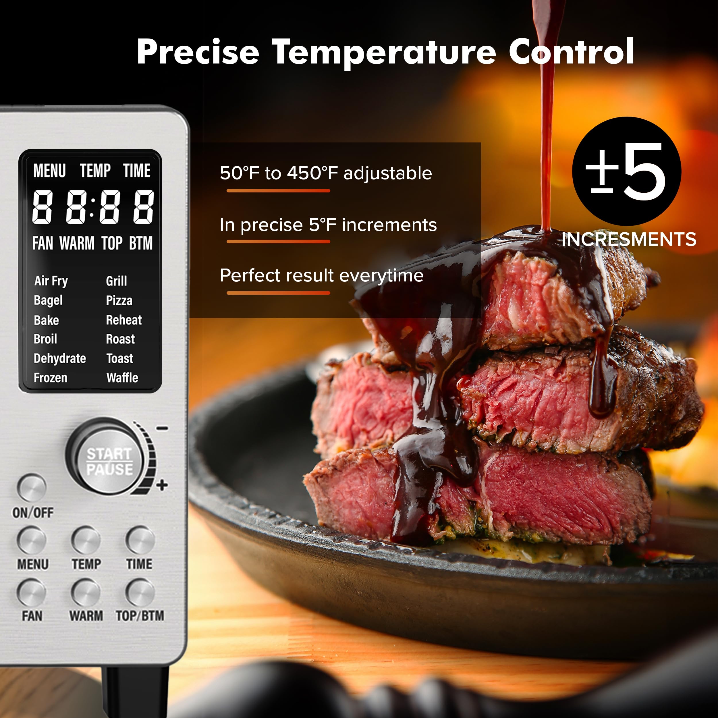 Foto 4 | Horno Eléctrico NuWave Bravo Pro 21 QT 1800 W - Venta Internacional