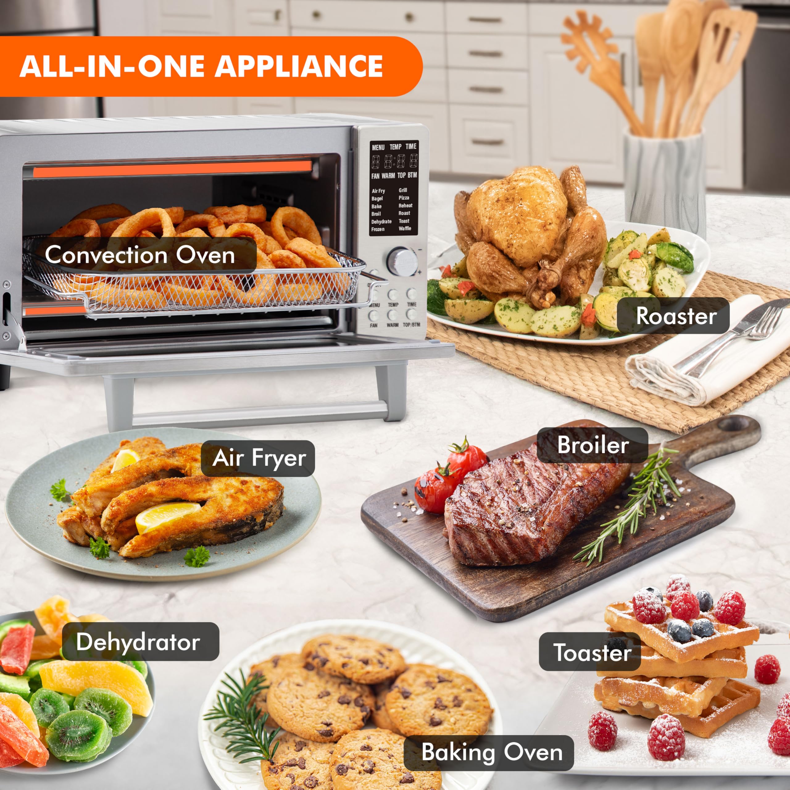 Foto 5 | Horno Eléctrico NuWave Bravo Pro 21 QT 1800 W - Venta Internacional